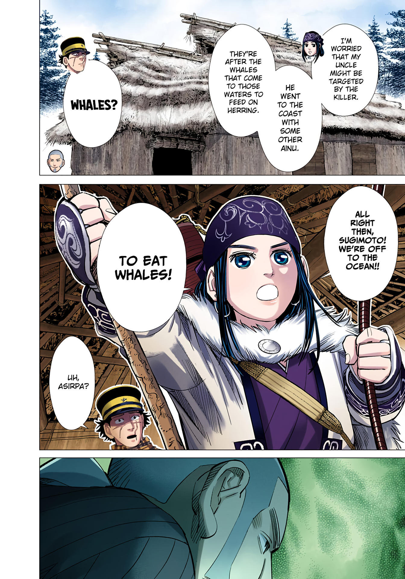 Golden Kamuy - Digital Colored Comics - Vol.4 Chapter 37: Start Of Spring