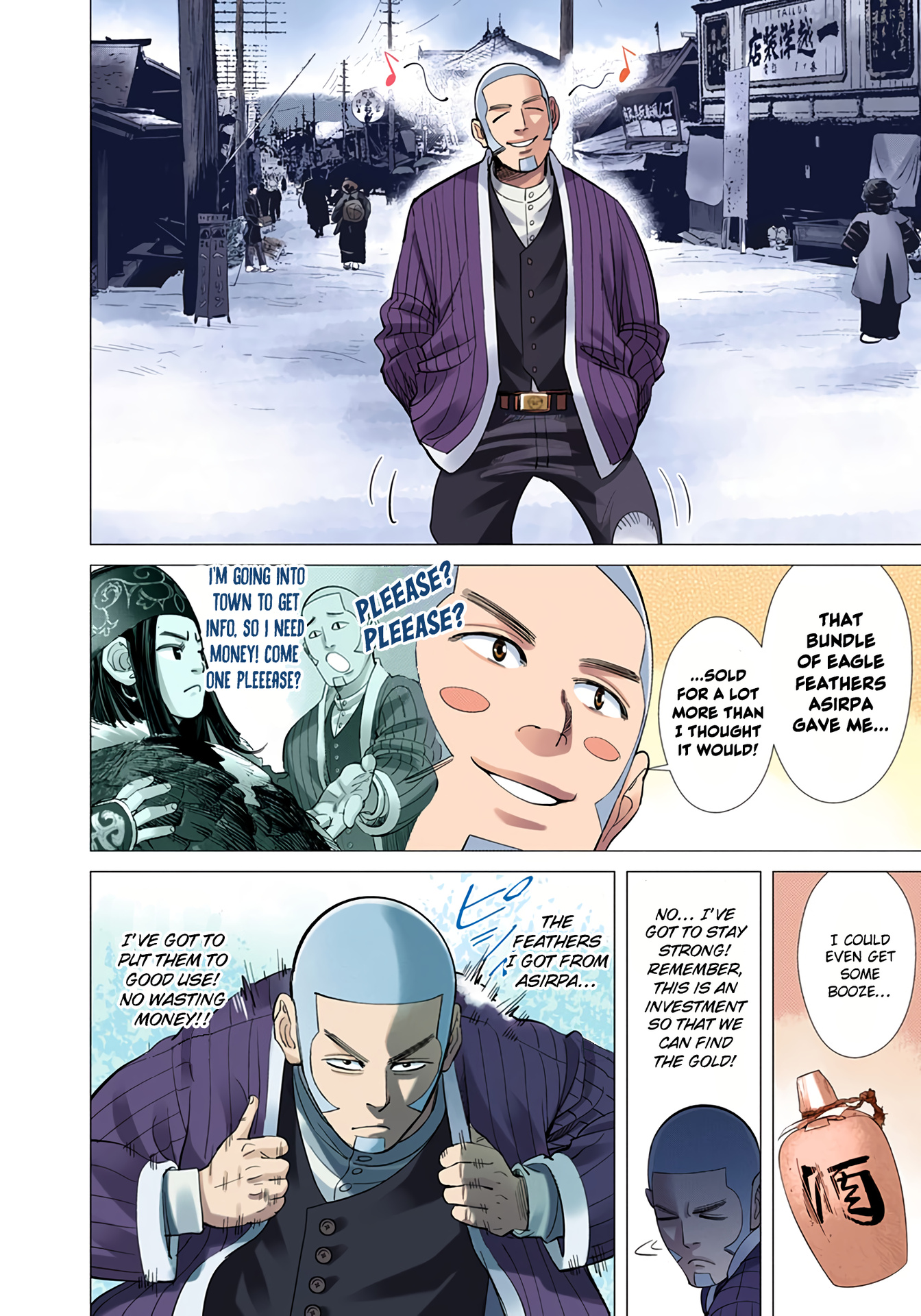 Golden Kamuy - Digital Colored Comics - Vol.4 Chapter 33: Run Like Hell