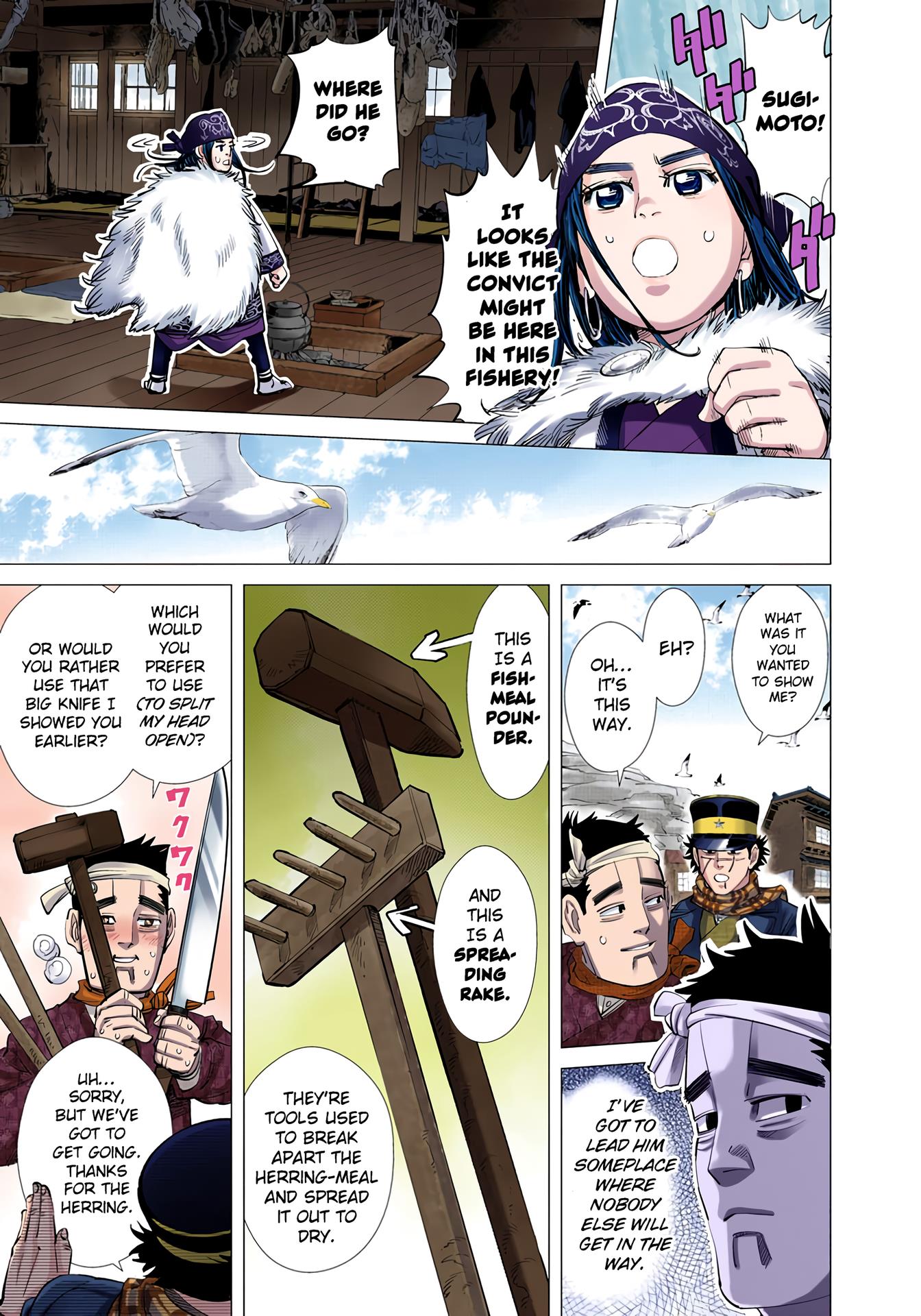 Golden Kamuy - Digital Colored Comics - Vol.5 Chapter 40: Herring Mansion