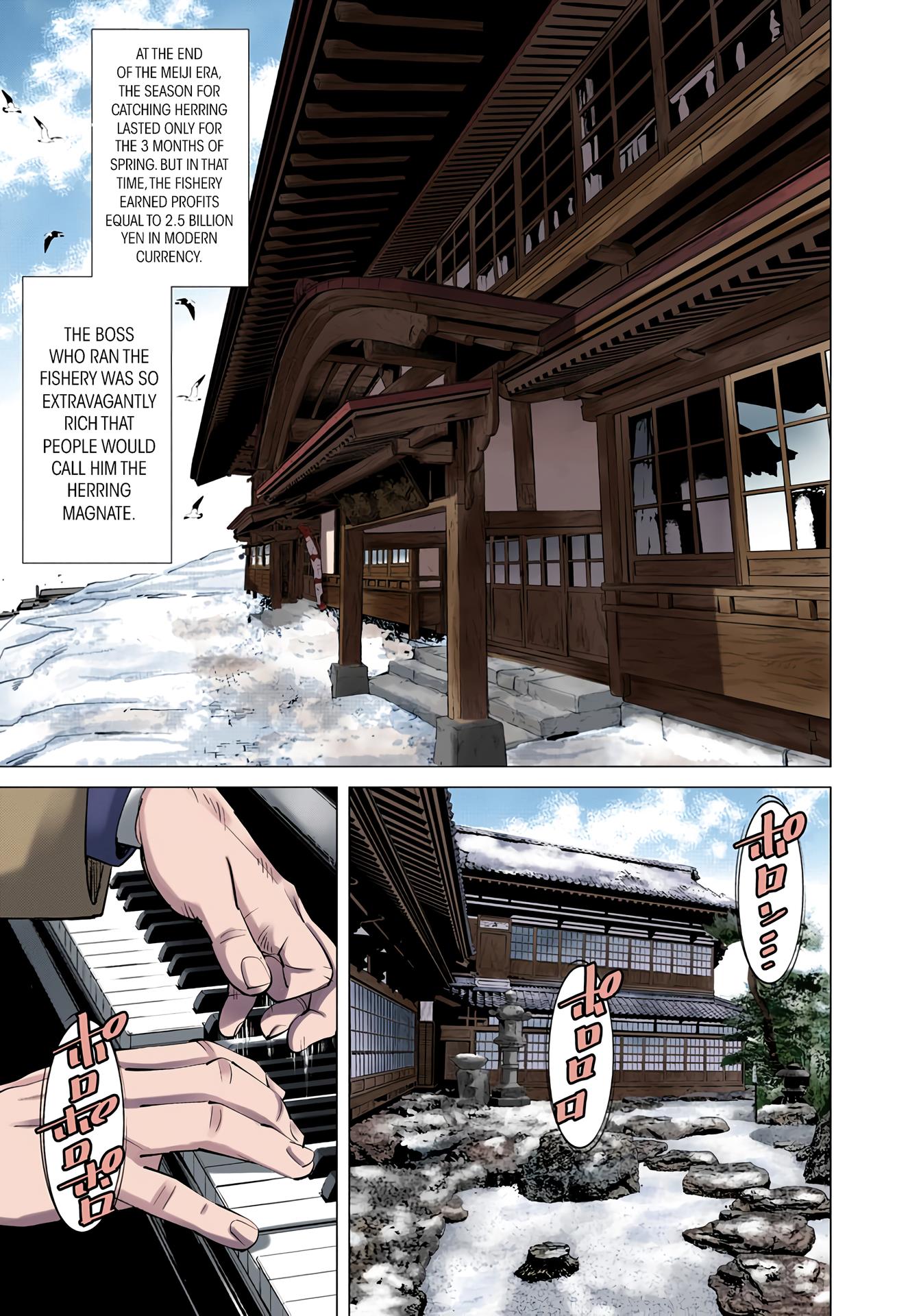 Golden Kamuy - Digital Colored Comics - Vol.5 Chapter 40: Herring Mansion