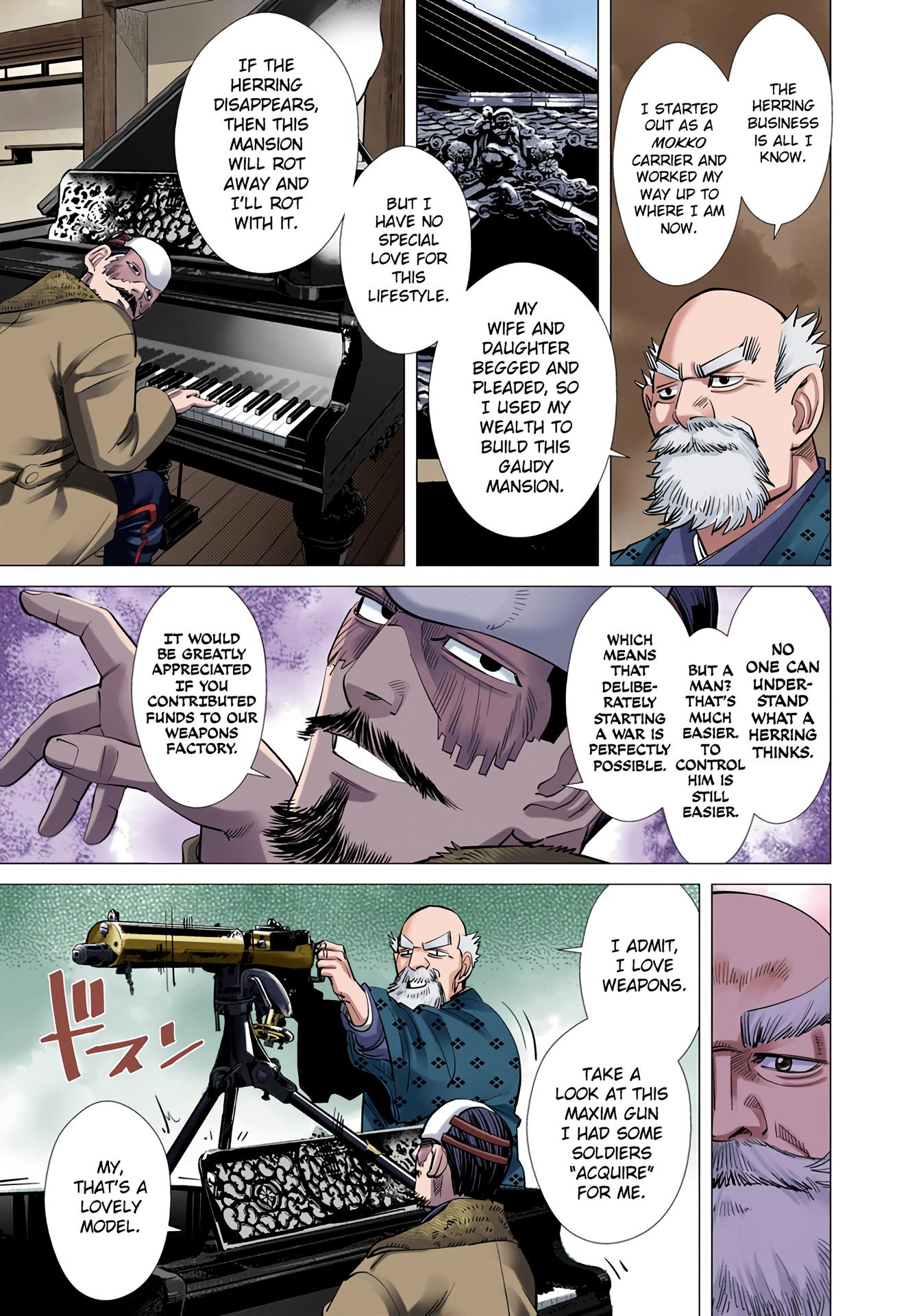 Golden Kamuy - Digital Colored Comics - Vol.5 Chapter 40: Herring Mansion