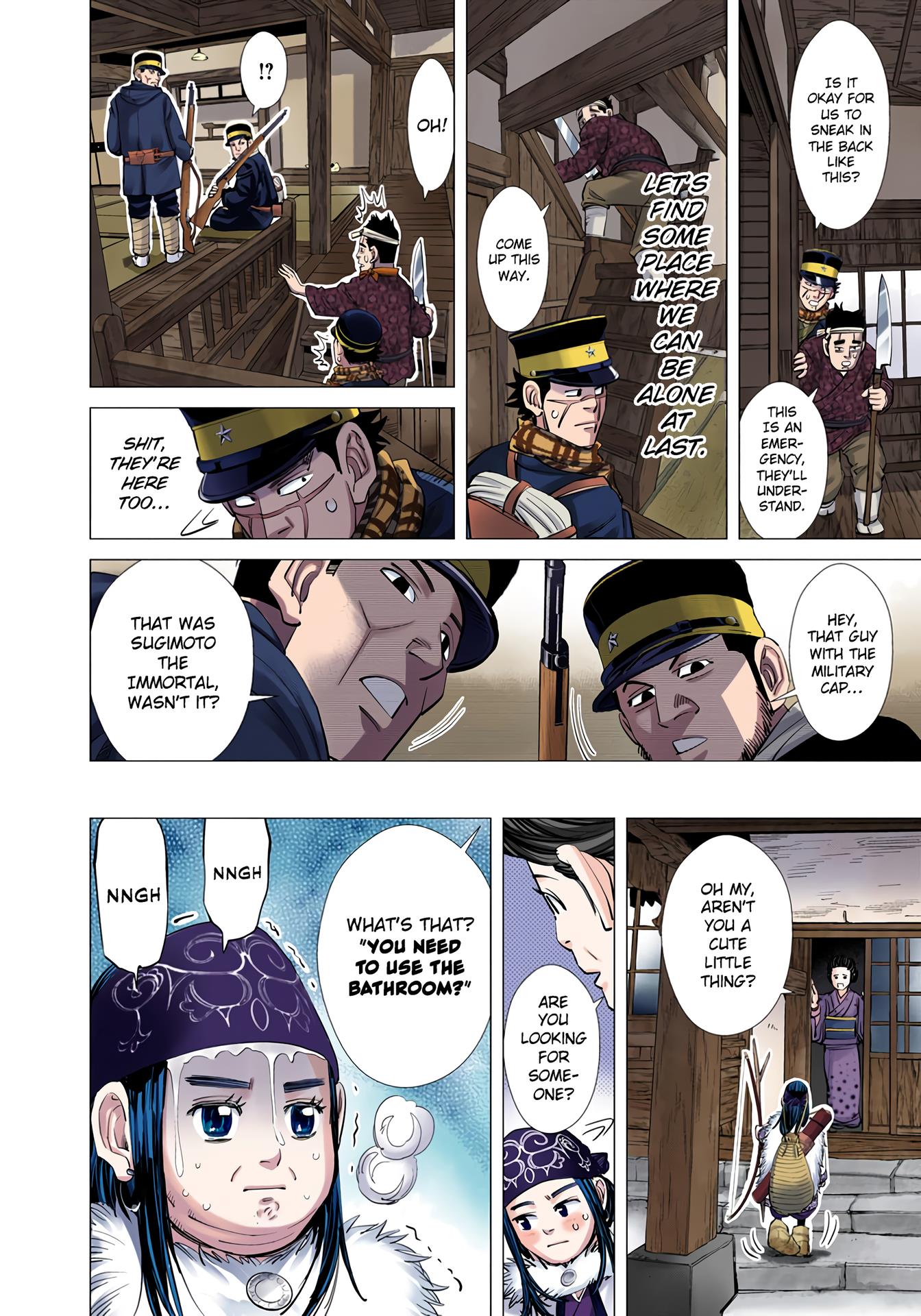 Golden Kamuy - Digital Colored Comics - Vol.5 Chapter 40: Herring Mansion