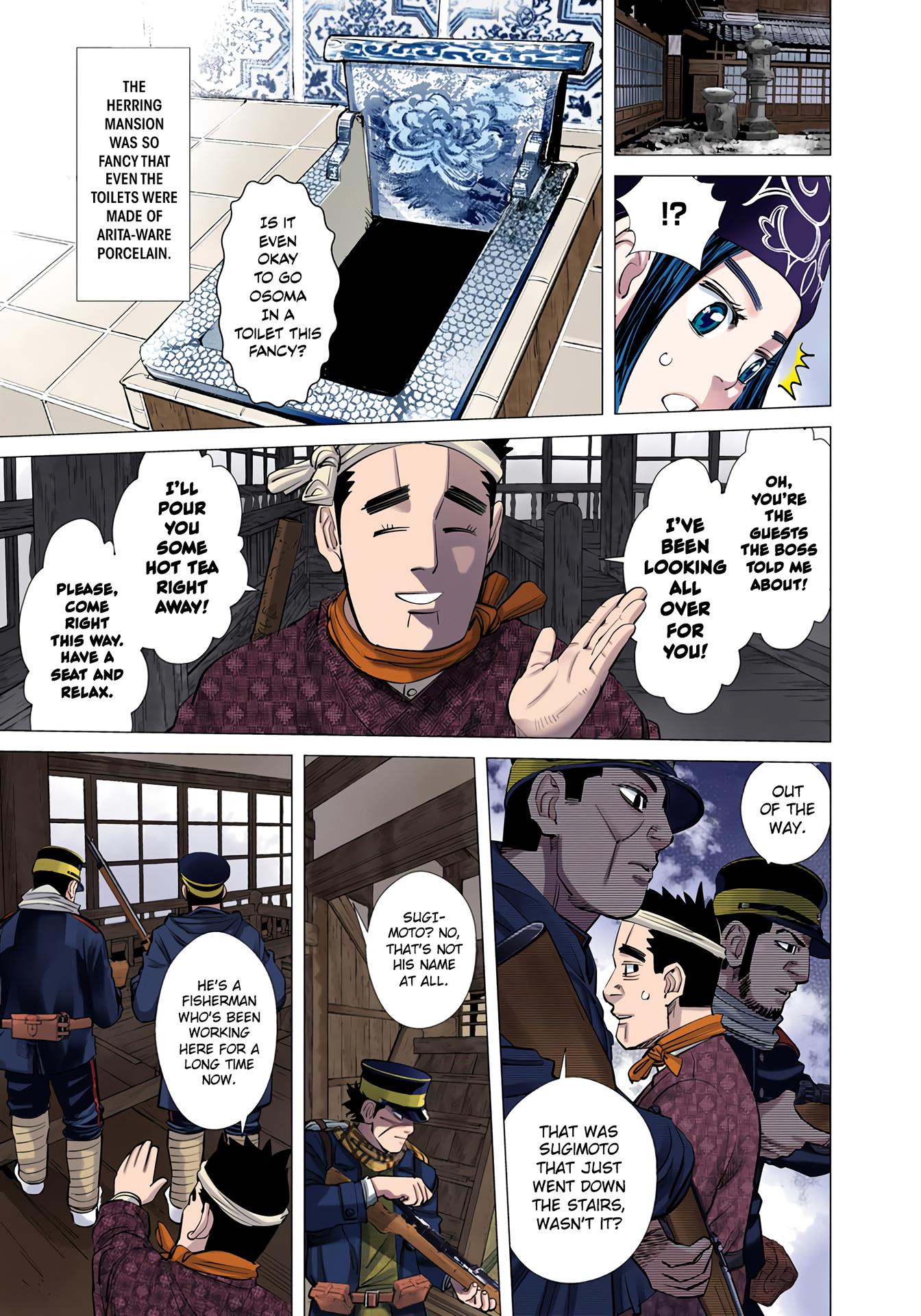 Golden Kamuy - Digital Colored Comics - Vol.5 Chapter 40: Herring Mansion