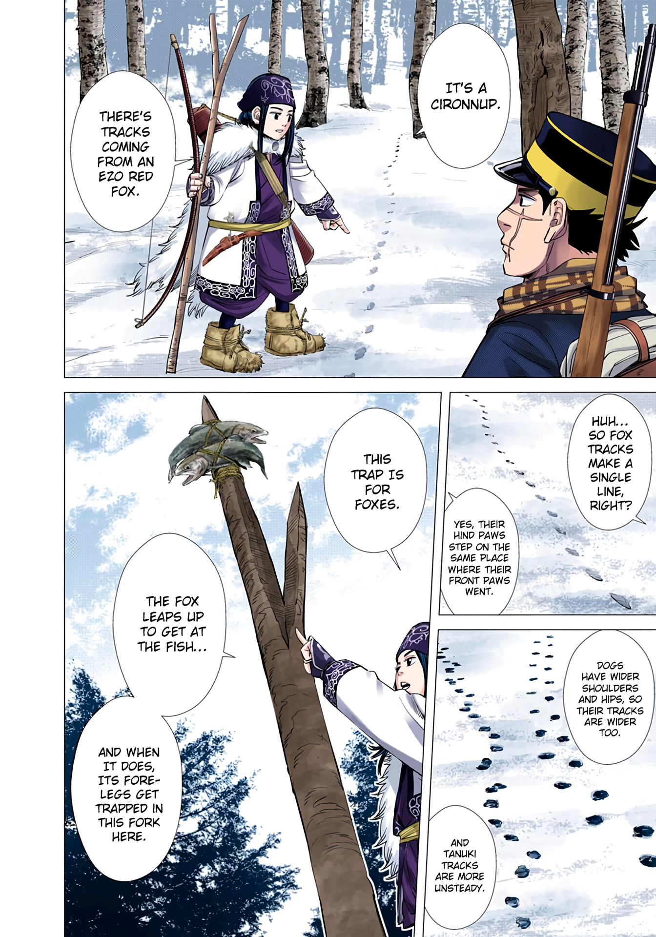 Golden Kamuy - Digital Colored Comics - Vol.4 Chapter 35: Courtship