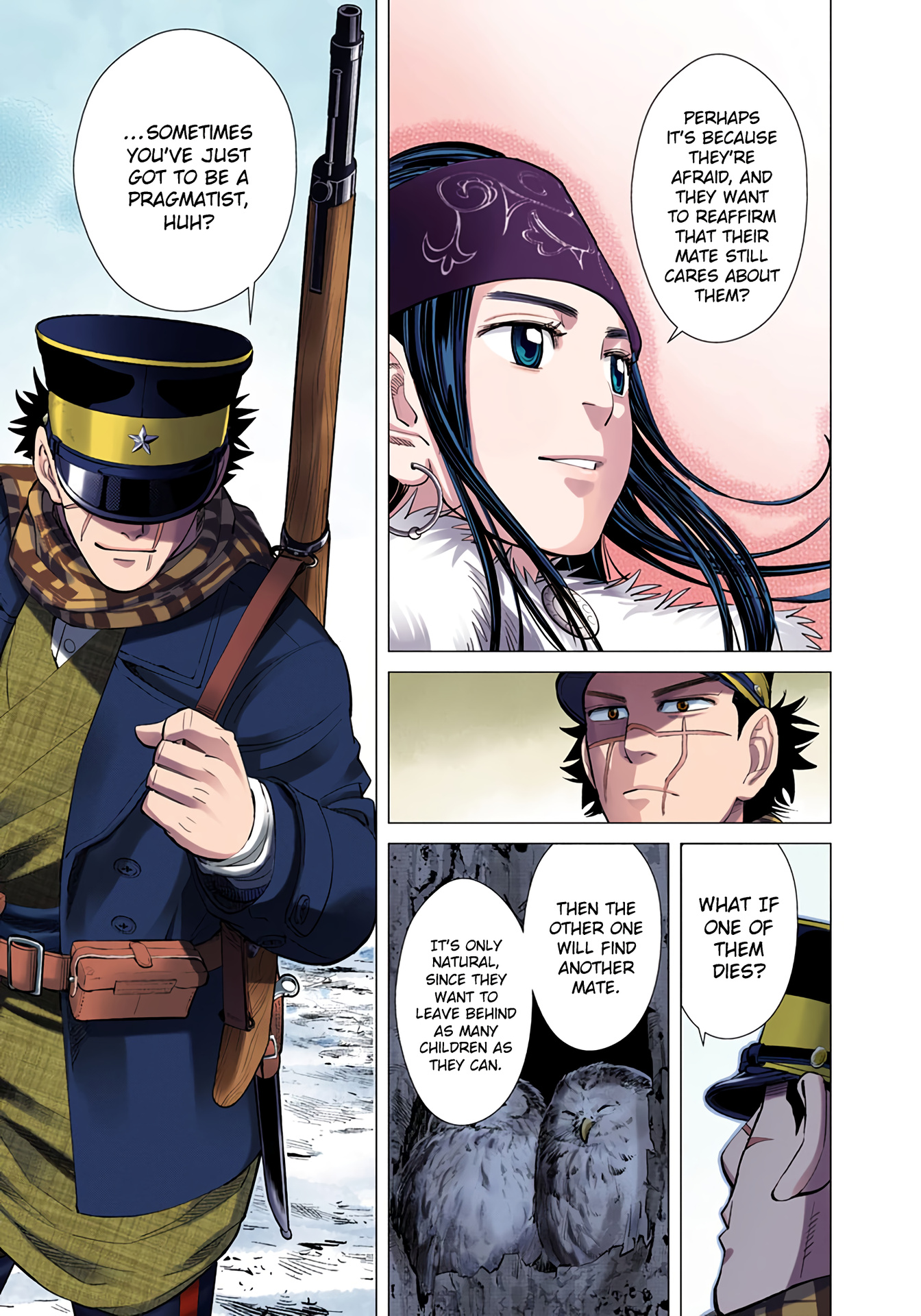 Golden Kamuy - Digital Colored Comics - Vol.4 Chapter 35: Courtship