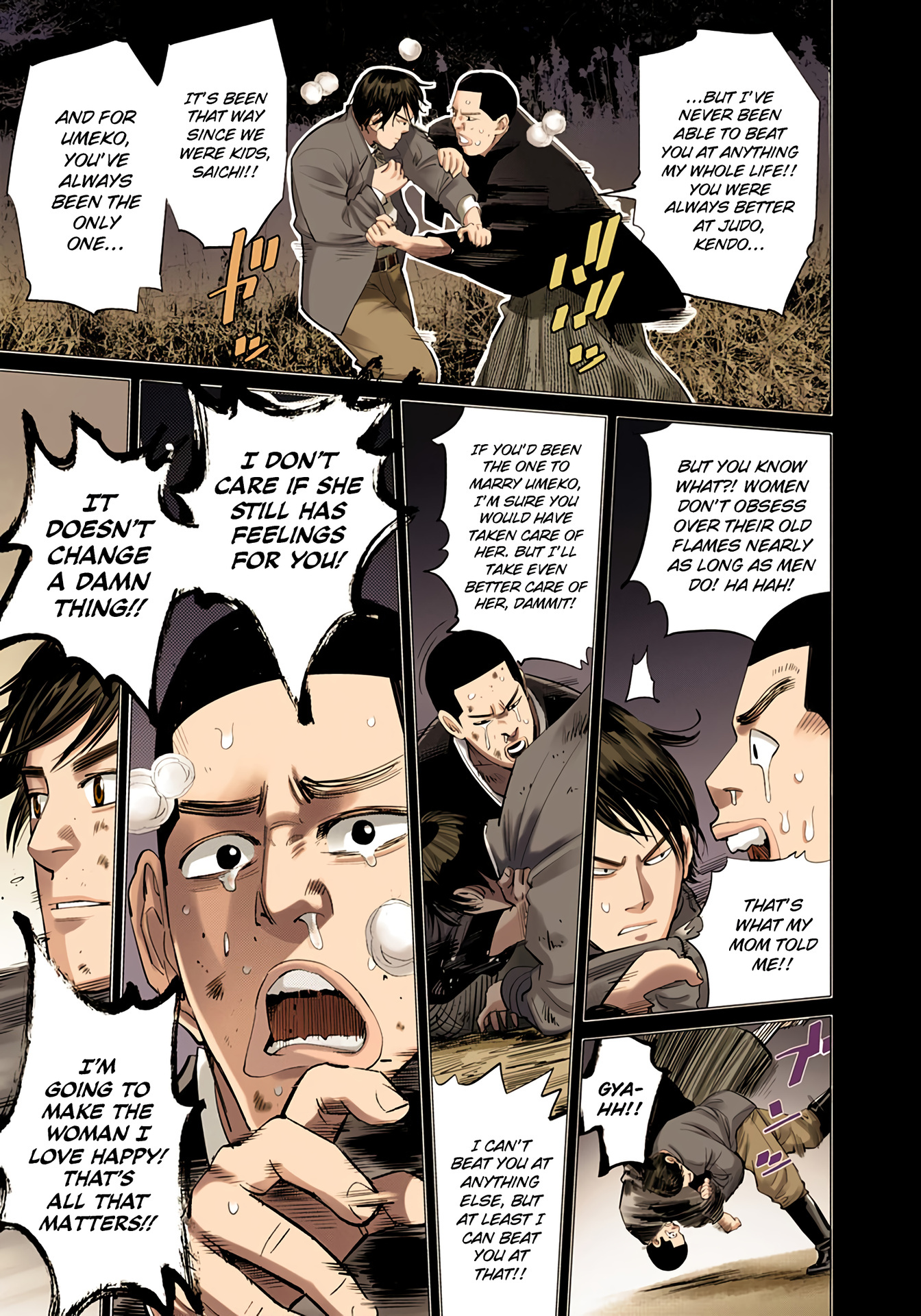 Golden Kamuy - Digital Colored Comics - Vol.4 Chapter 35: Courtship