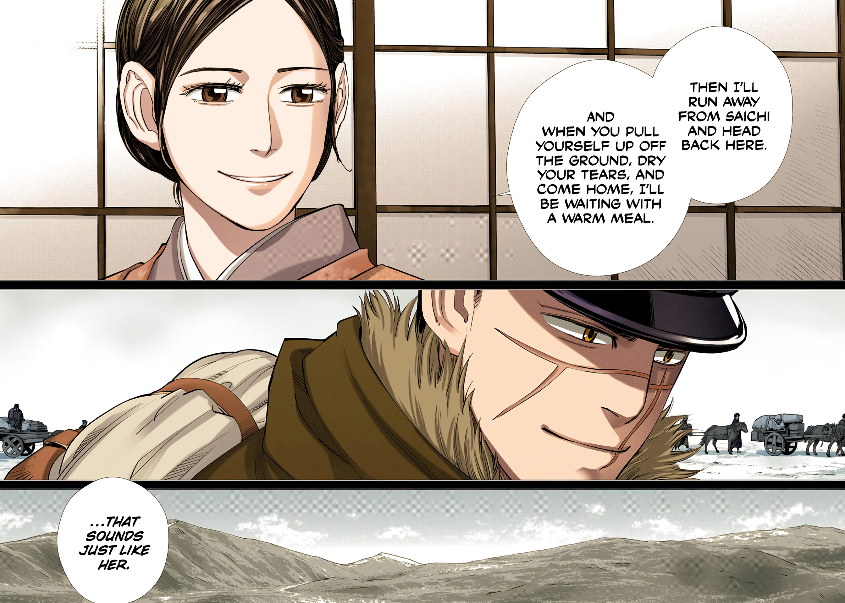 Golden Kamuy - Digital Colored Comics - Vol.4 Chapter 35: Courtship