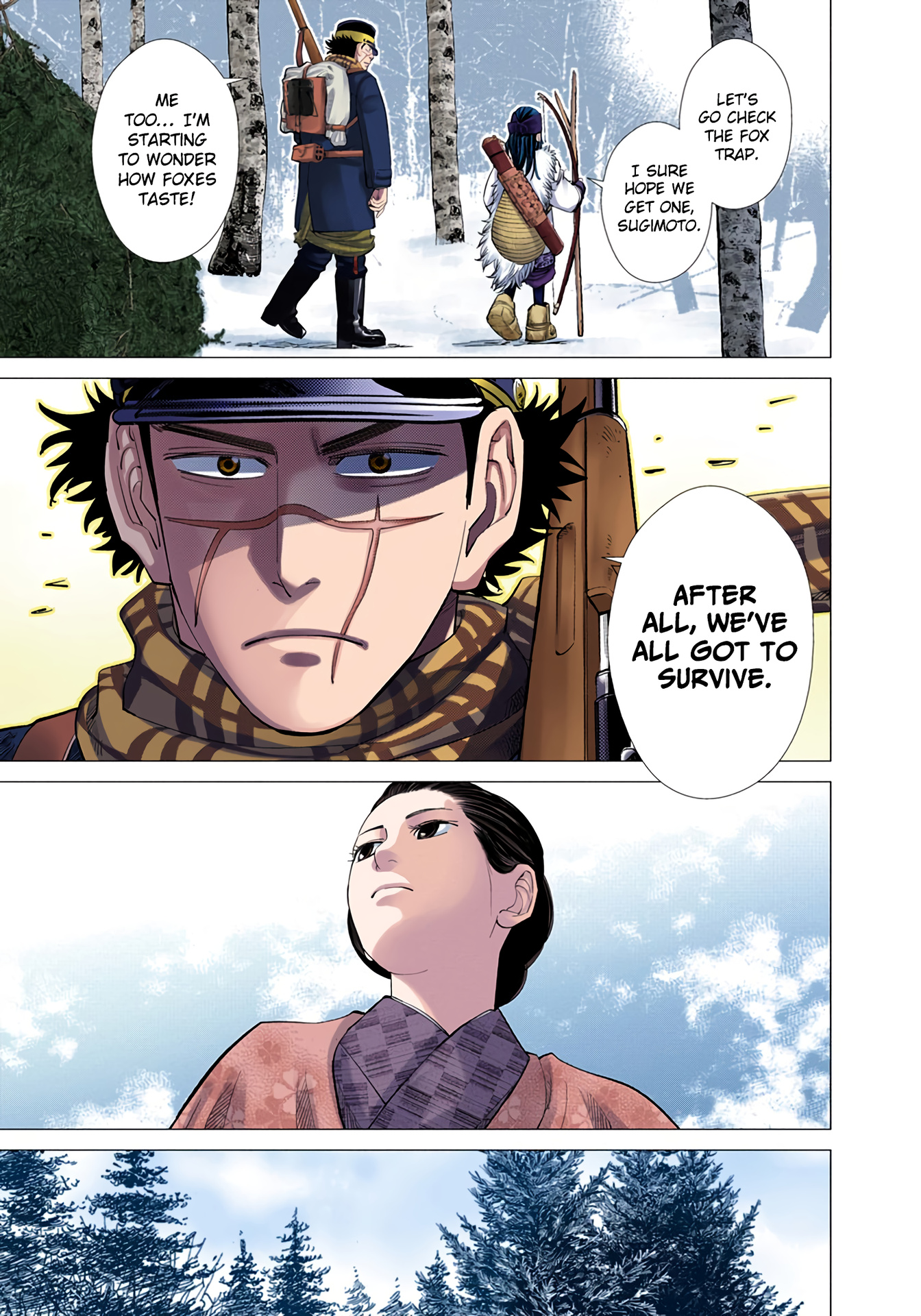 Golden Kamuy - Digital Colored Comics - Vol.4 Chapter 35: Courtship