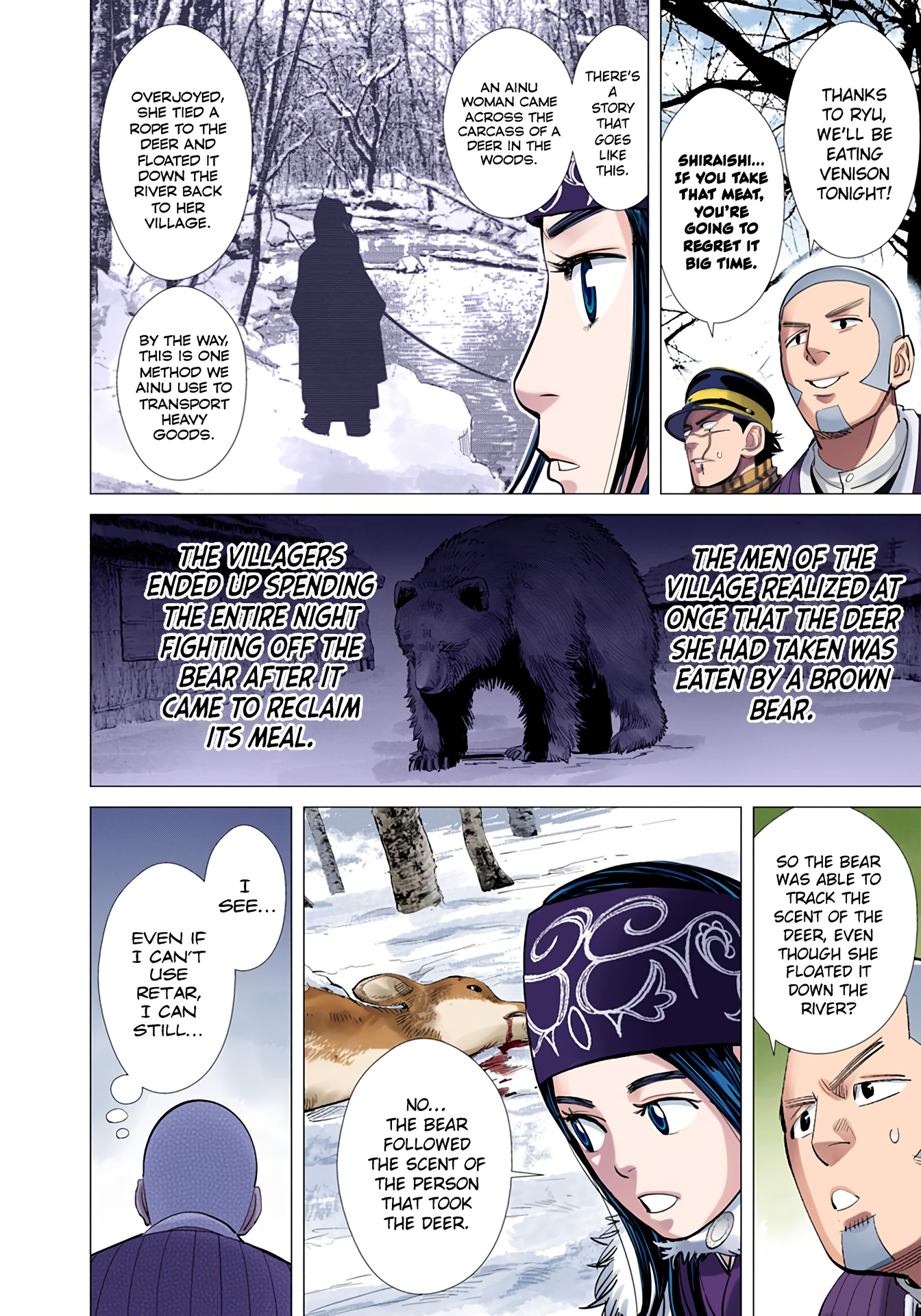 Golden Kamuy - Digital Colored Comics - Vol.4 Chapter 36: Useless