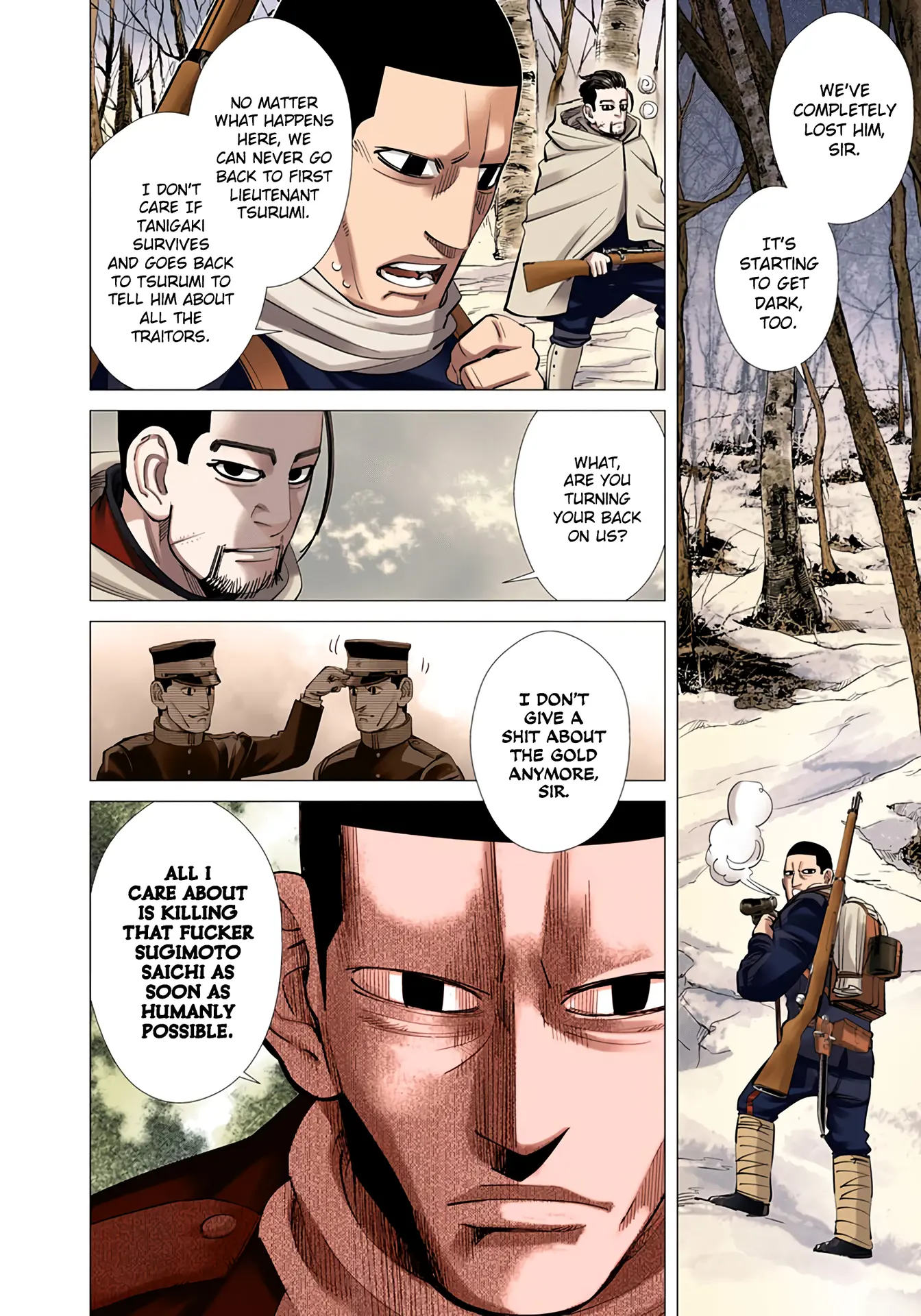 Golden Kamuy - Digital Colored Comics - Vol.5 Chapter 45: Tanigaki The Matagi