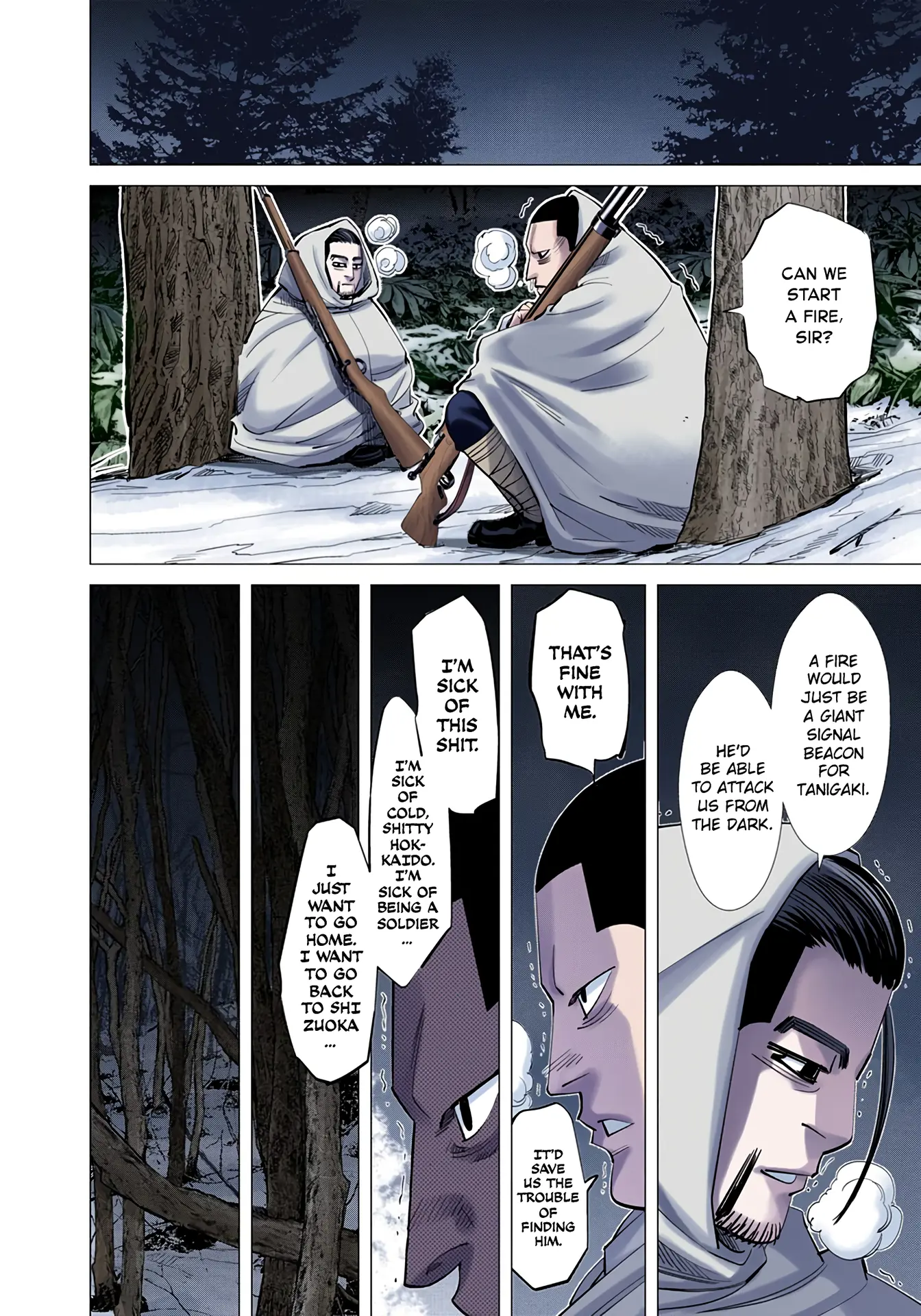 Golden Kamuy - Digital Colored Comics - Vol.5 Chapter 45: Tanigaki The Matagi