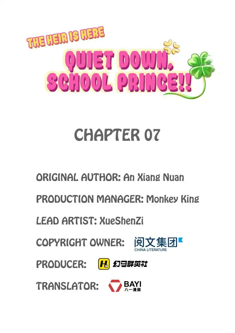 The Heir Is Here: Quiet Down, School Prince! - Chapter 7