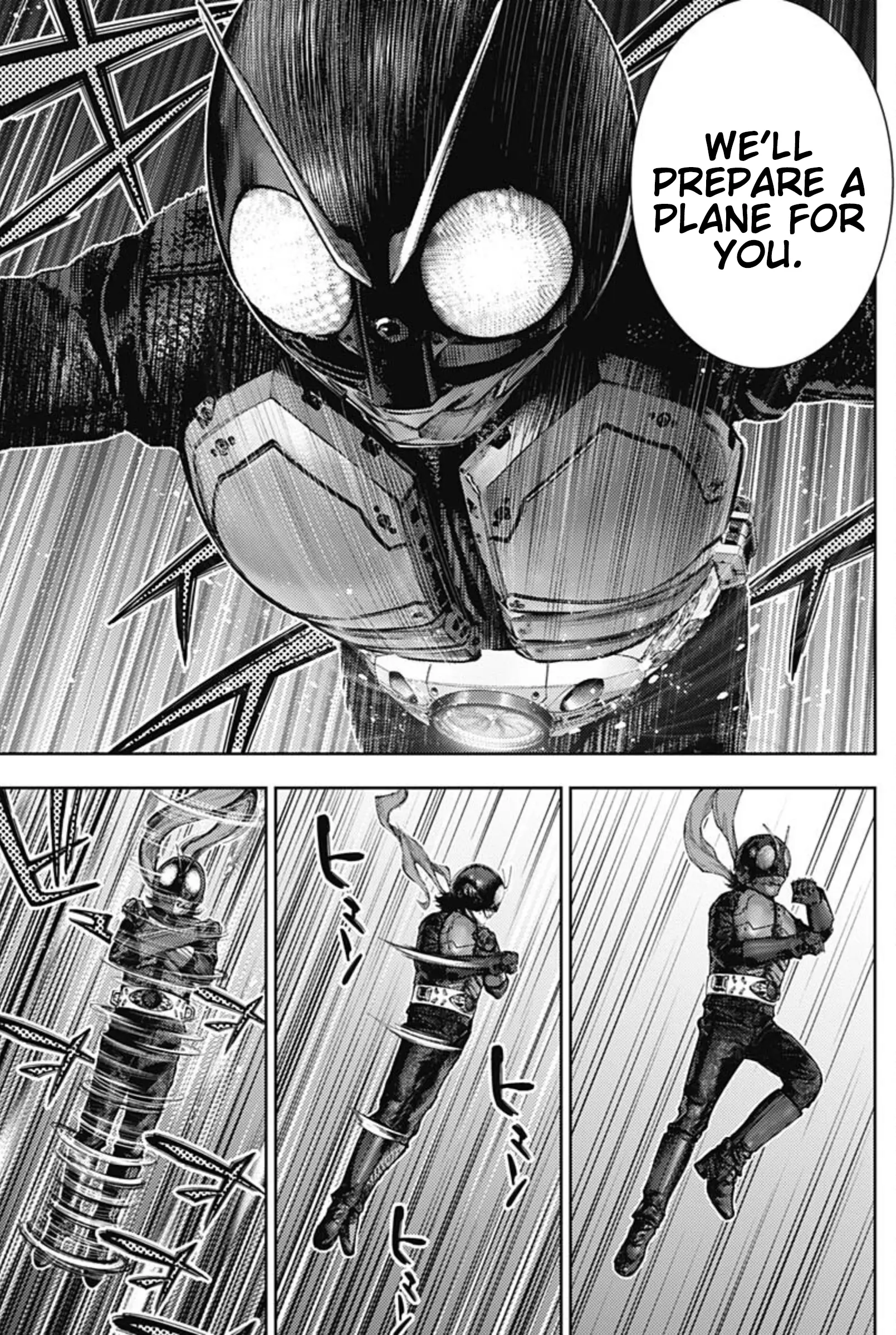 There Is No True Peace In This World -Shin Kamen Rider Shocker Side- - Vol.8 Chapter 72: I'll Try Trusting You