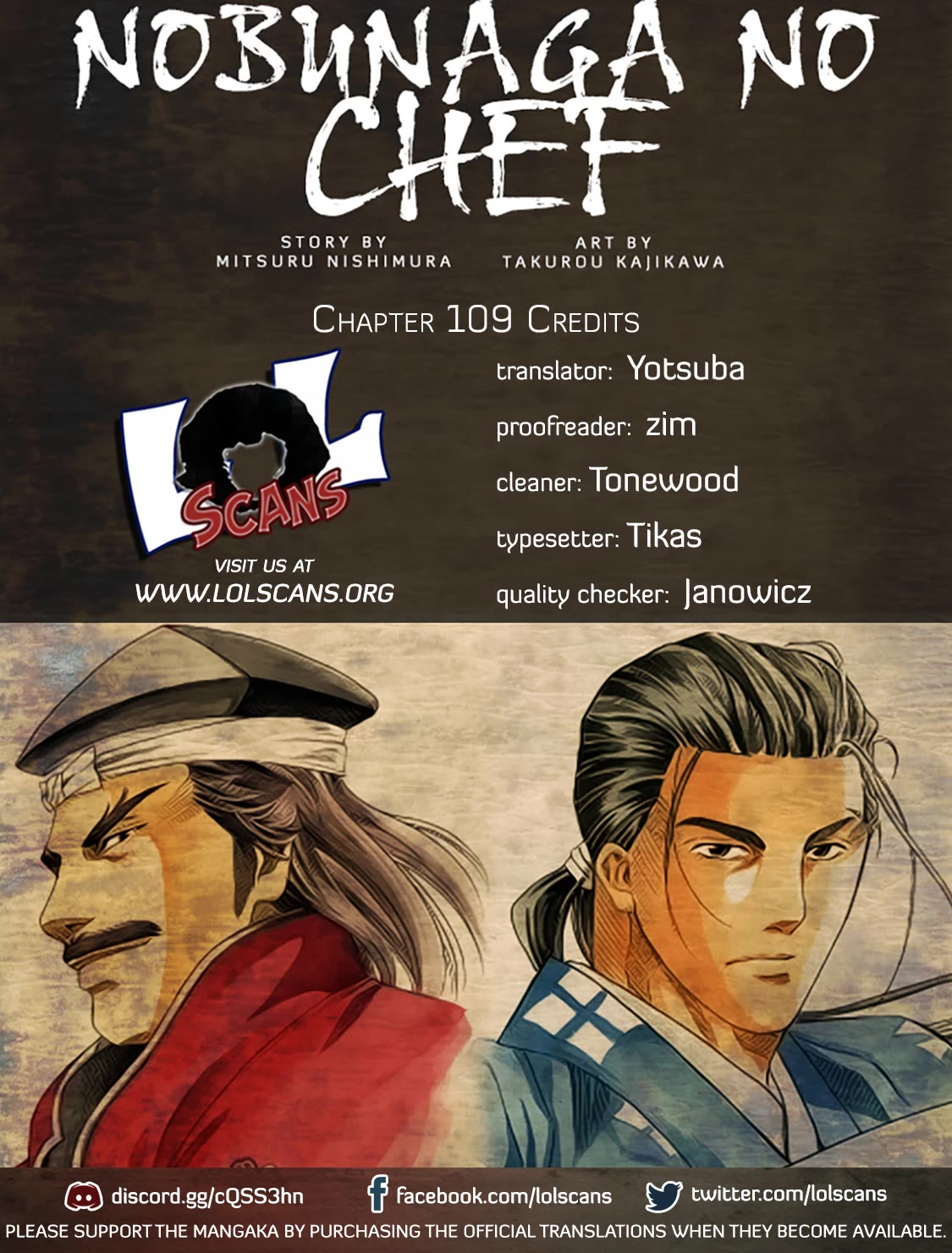 Nobunaga No Chef - Chapter 109: Kashin And Nobunaga