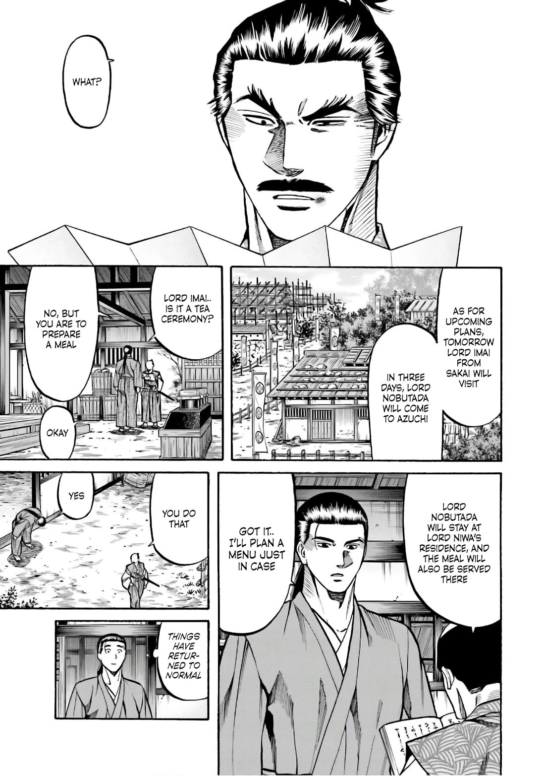 Nobunaga No Chef - Chapter 186: Nobunaga's Order To Report To The Castle