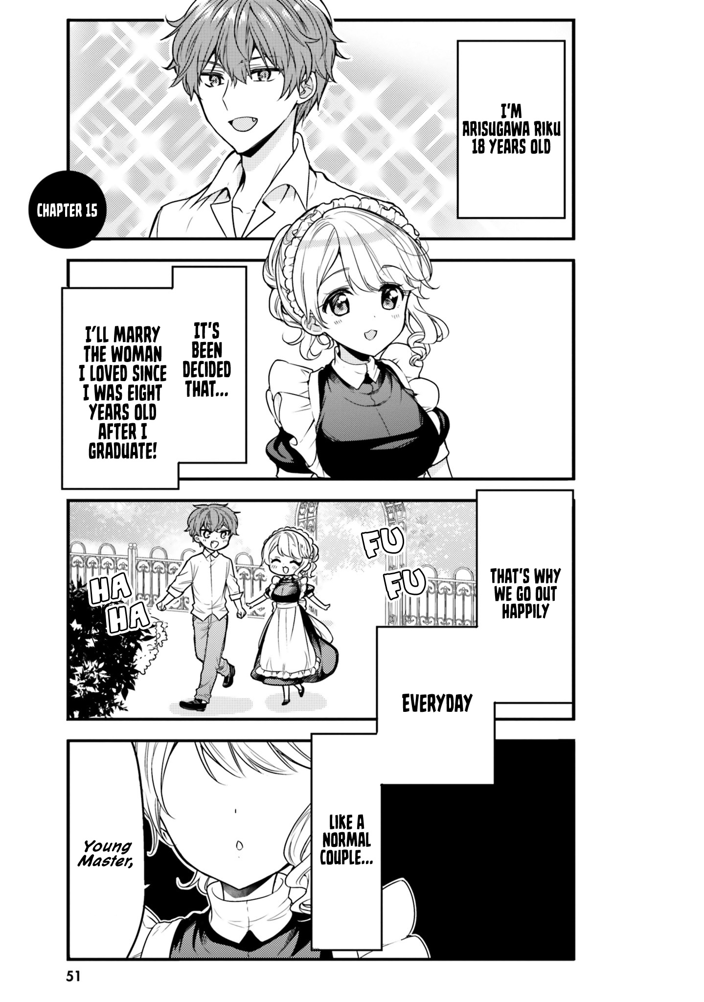 Tekito Na Maid No Oneesan & Erasou De Ichizu Na Botchan - Vol.2 Chapter 15