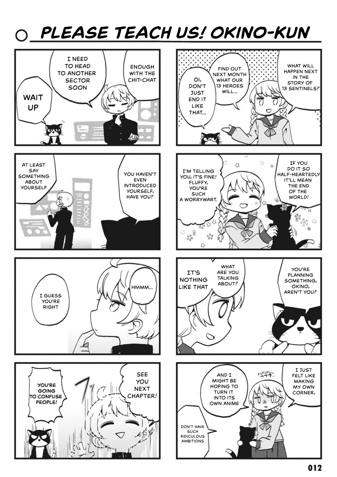 4-Panel 13 Sentinels: Aegis Rim This Is Sector X - Vol.1 Chapter 1: Sector X Gate Activated!