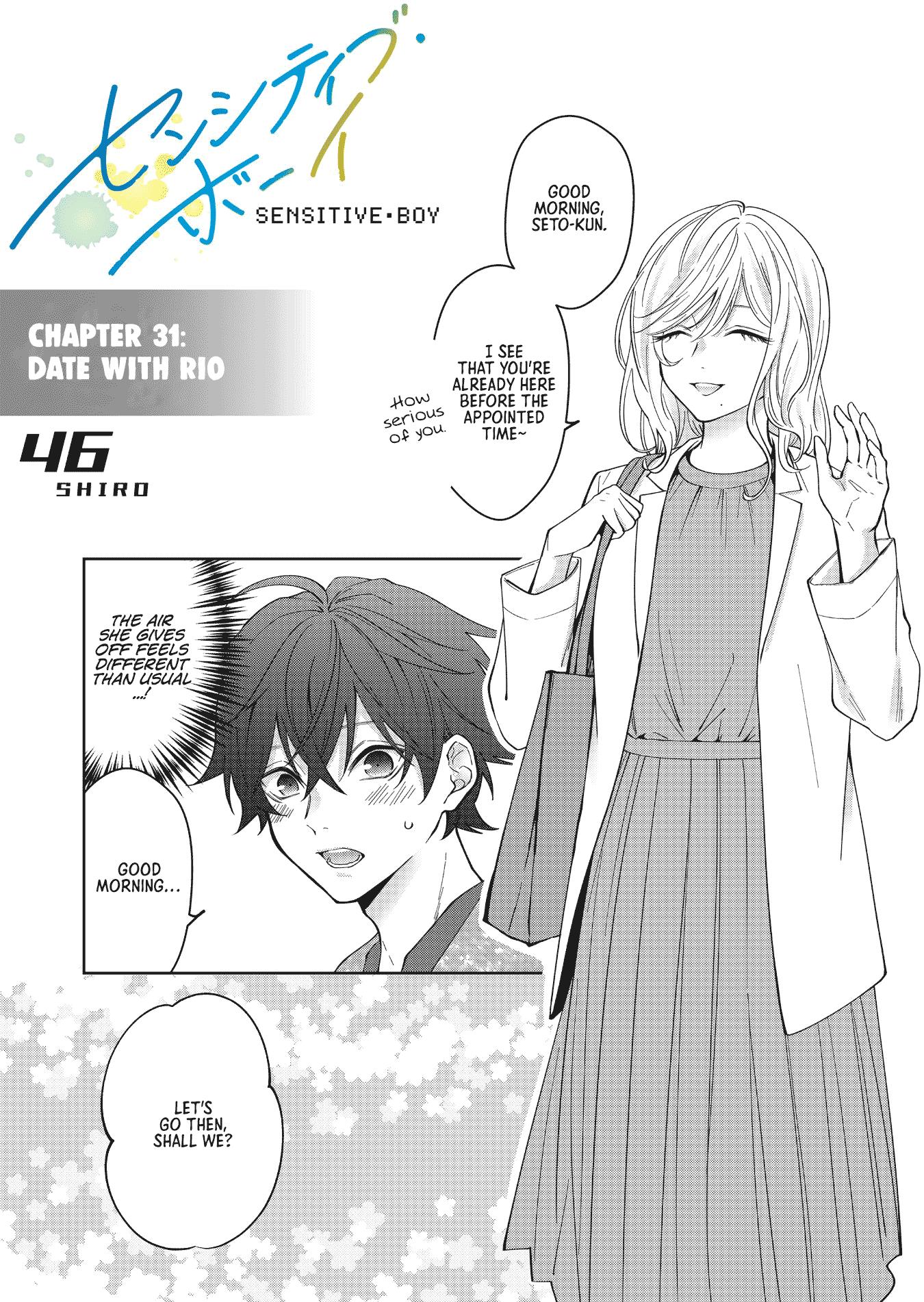 Sensitive Boy - Chapter 31: Date With Rio