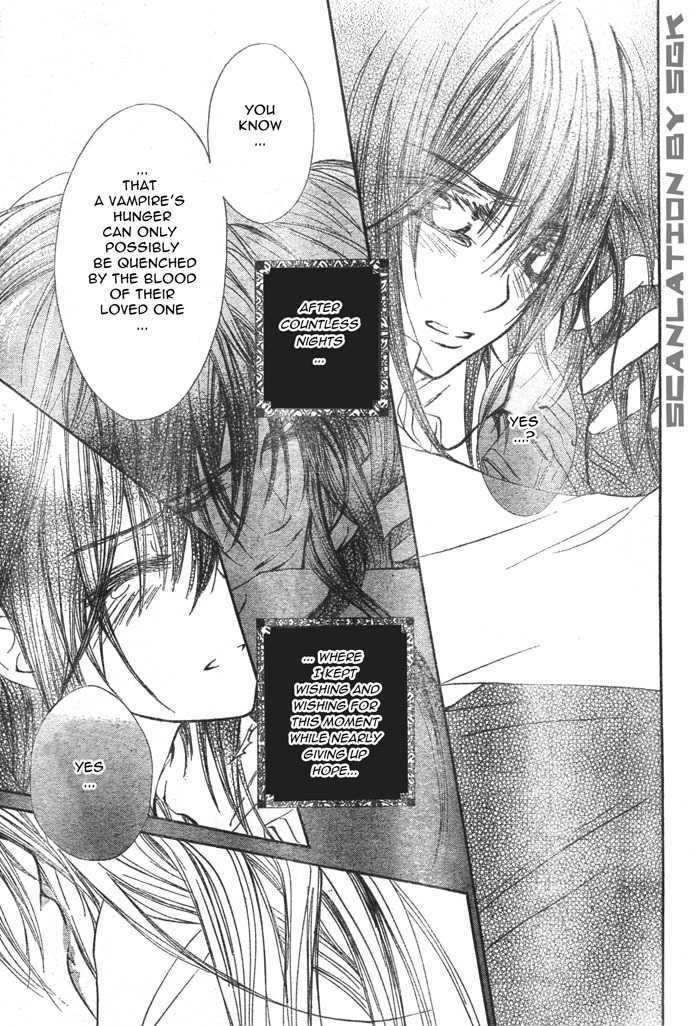 Vampire Knight - Vol.11 Chapter 49 : Tonight, I Held You With My Tainted Hands...