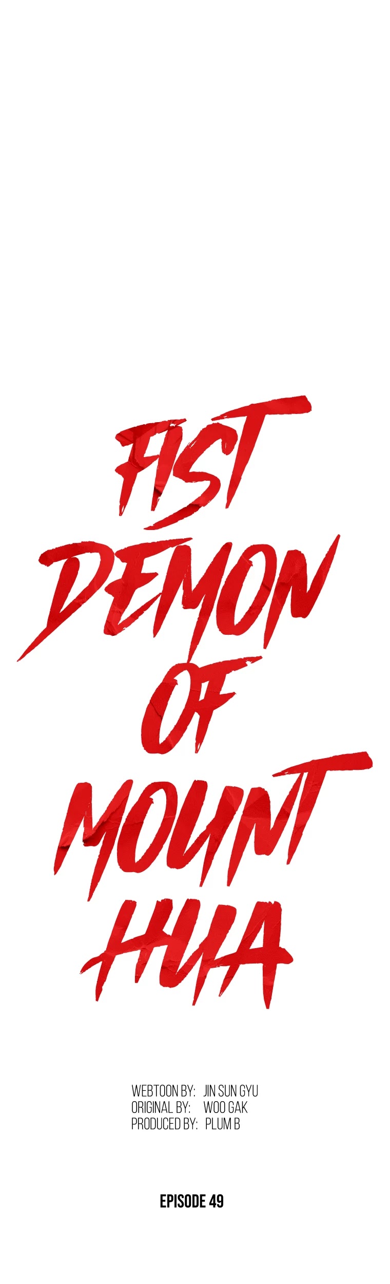 Fist Demon Of Mount Hua - Chapter 49