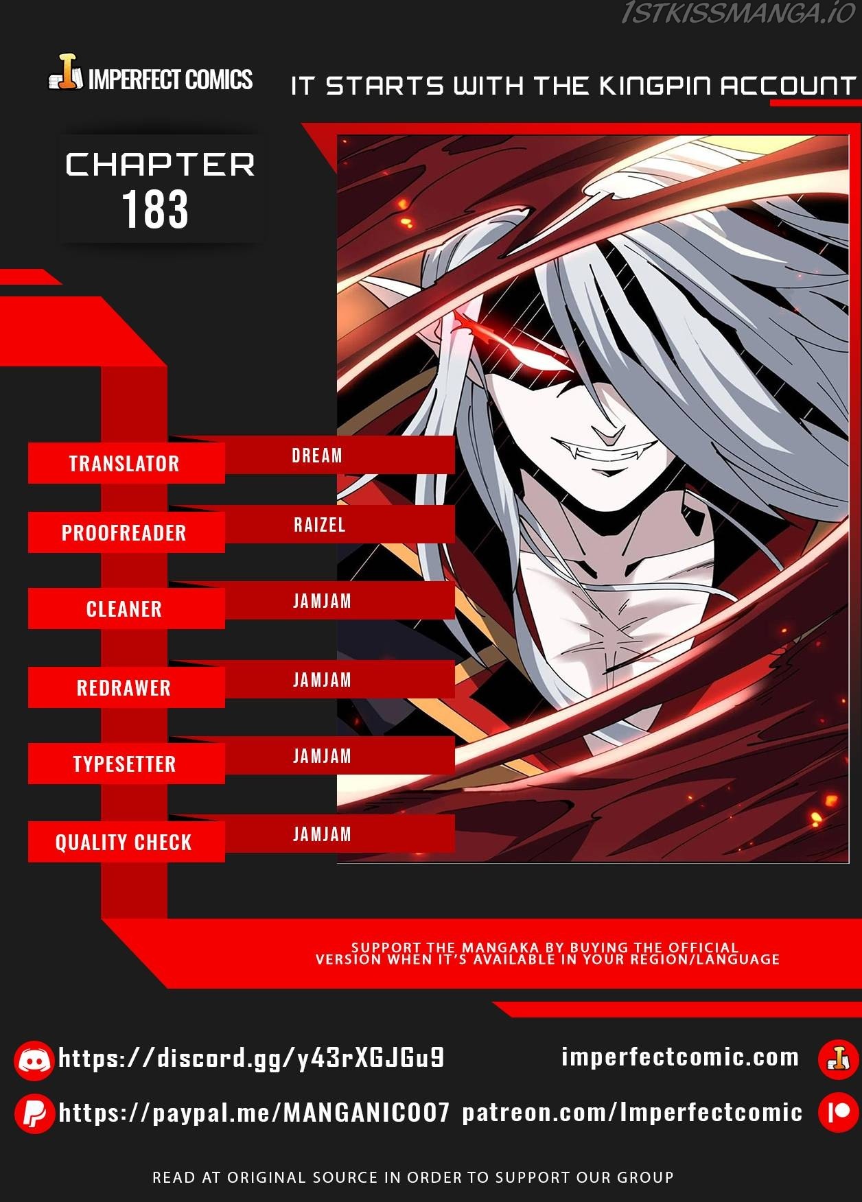 It Starts With A Kingpin Account - Chapter 183