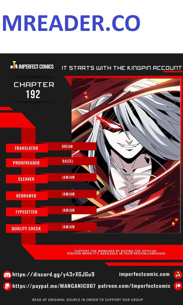 It Starts With A Kingpin Account - Chapter 192