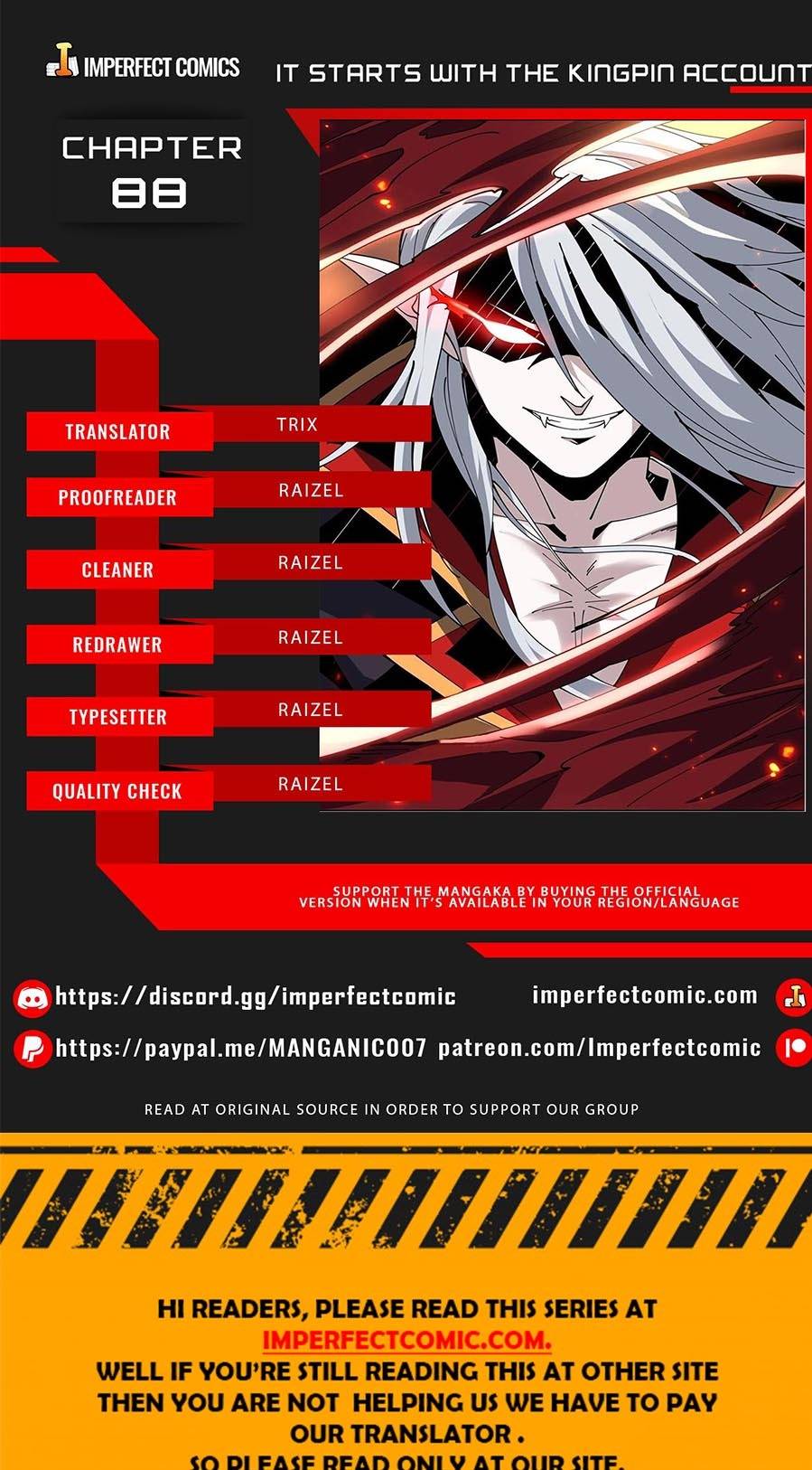 It Starts With A Kingpin Account - Chapter 88