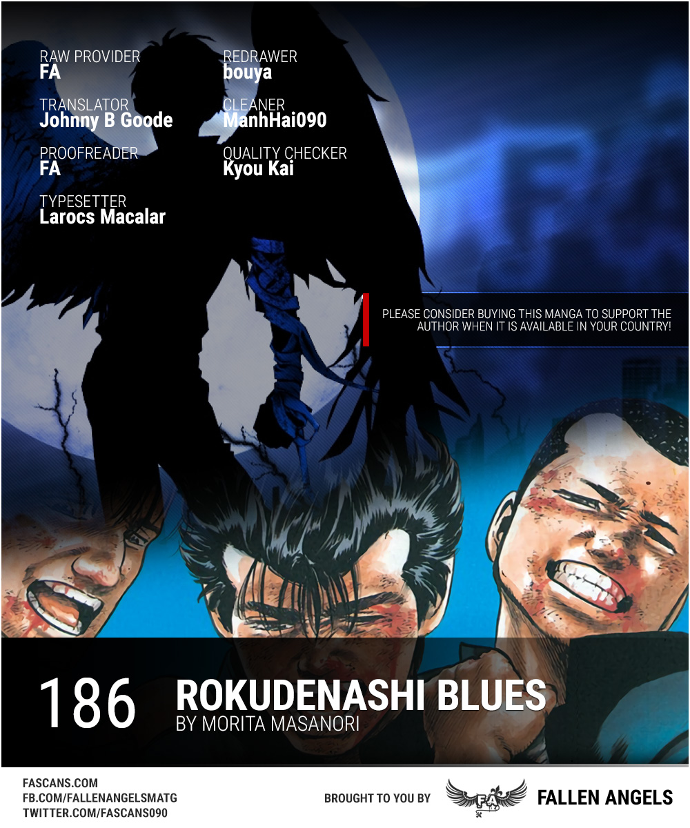 Rokudenashi Blues - Chapter 186