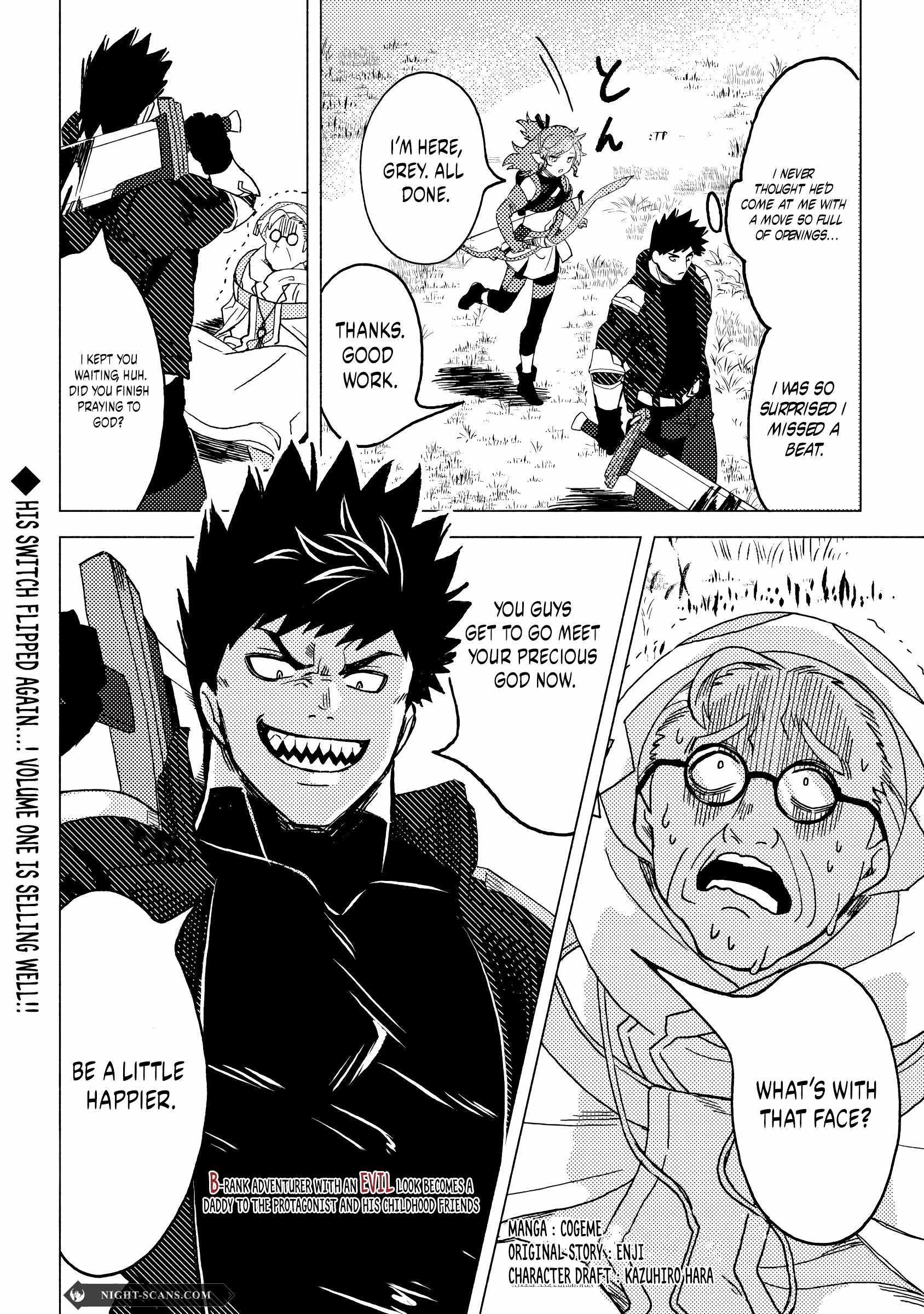 B-Rank Adventurer With an Evil Look Becomes a Daddy to the Protagonist and His Childhood Friends - Chapter 9-2