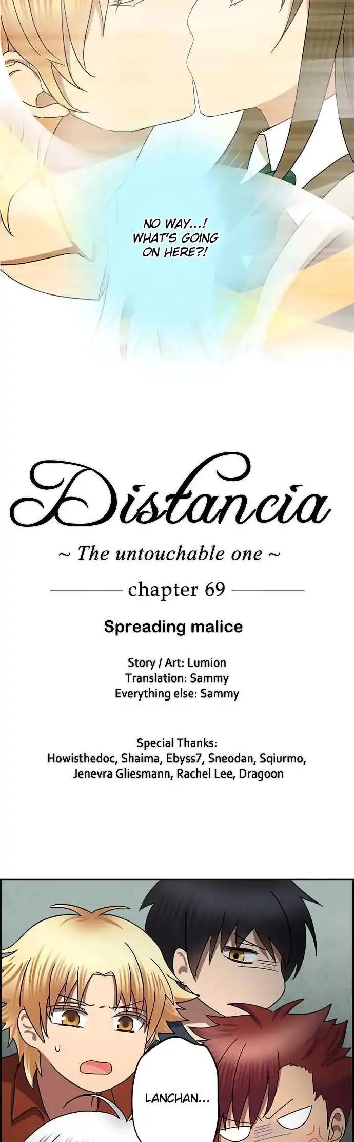 Distancia ~ The Untouchable One ~ - Vol.2 Chapter 69: Spreading Malice