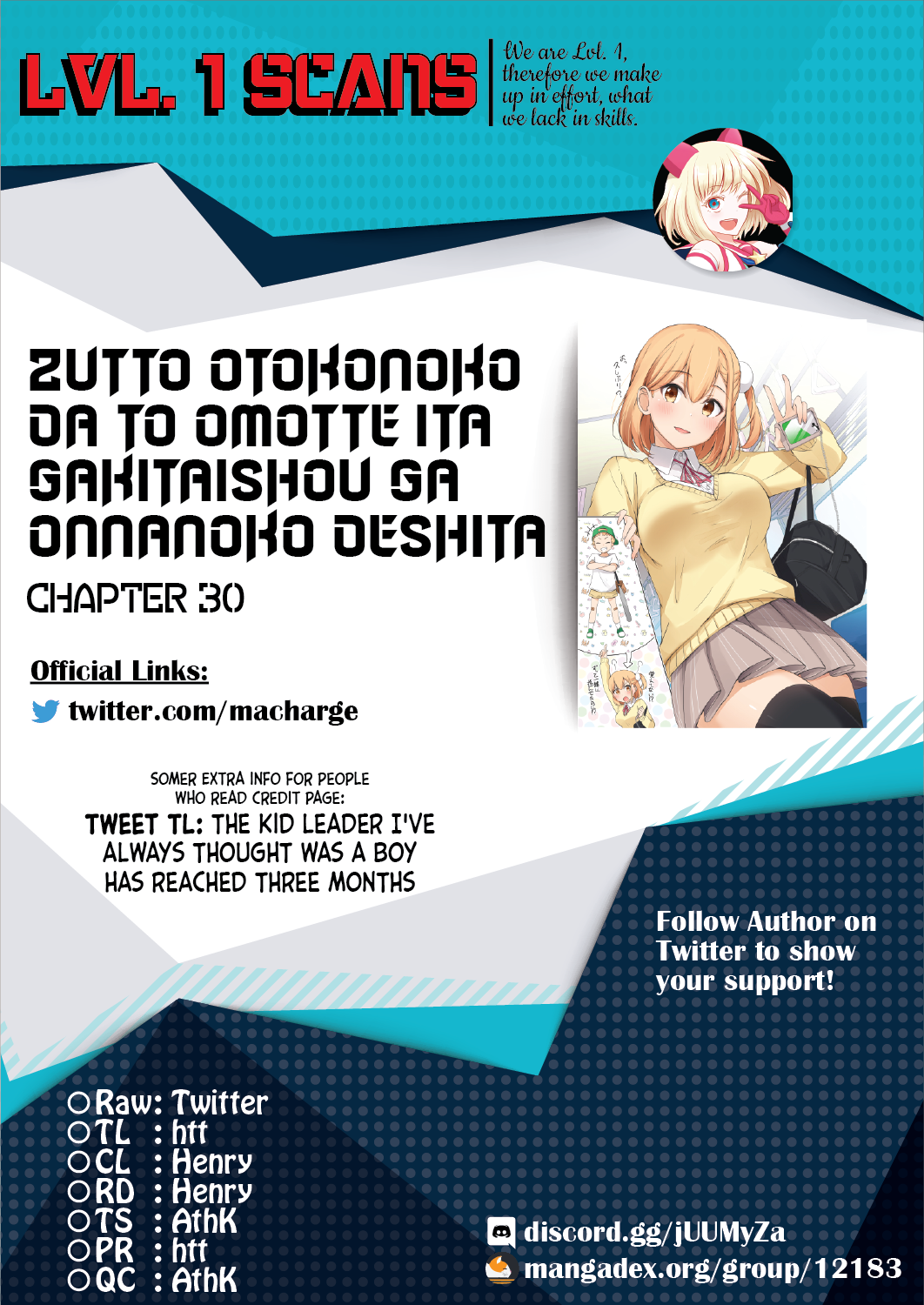 Zutto Otokonoko Da To Omotte Ita Gakitaishou Ga Onnanoko Deshita - Chapter 30