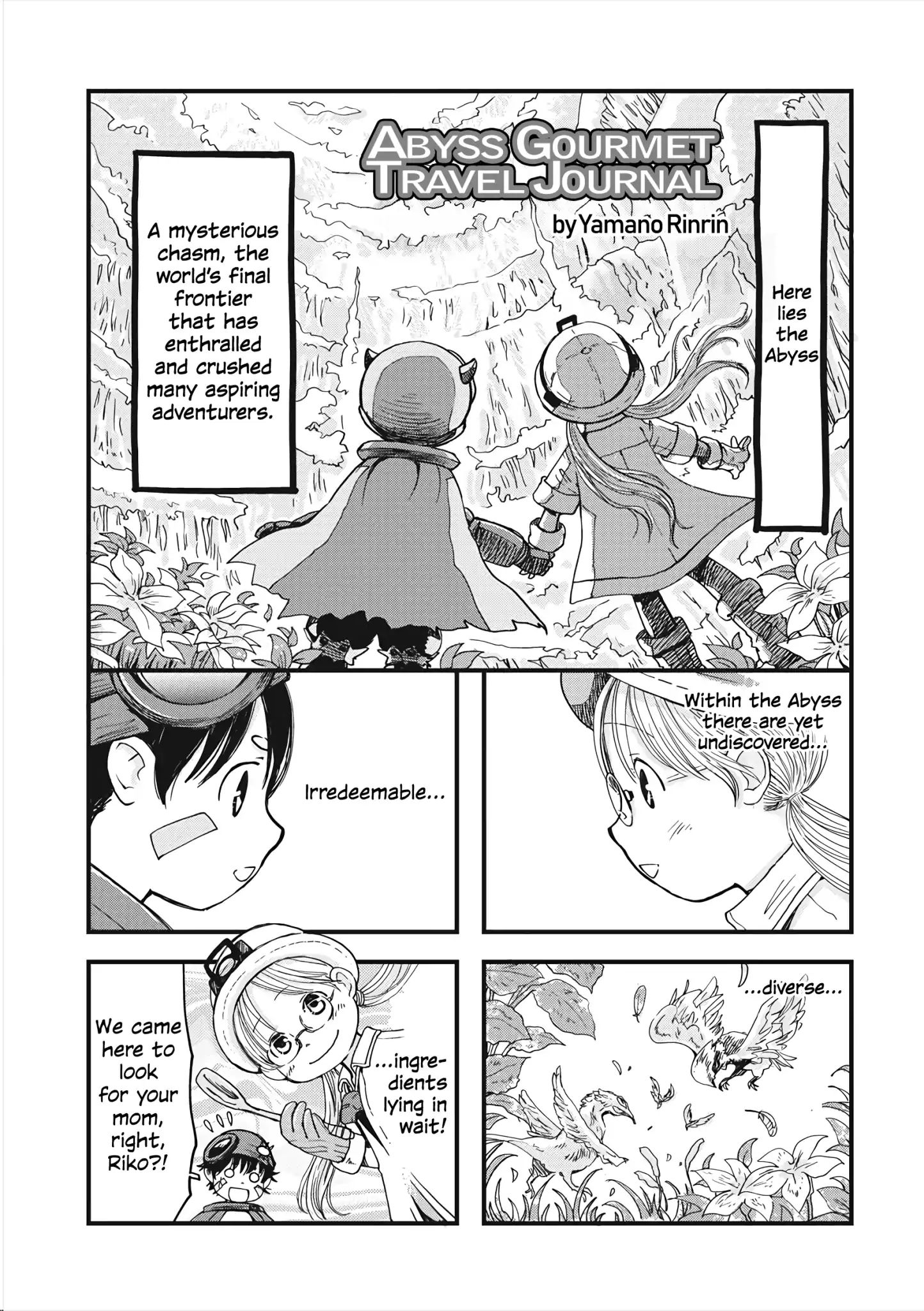 Made In Abyss Anthology - Chapter 2: Abyss Gourmet Travel Journal (Rinrin Yamano)