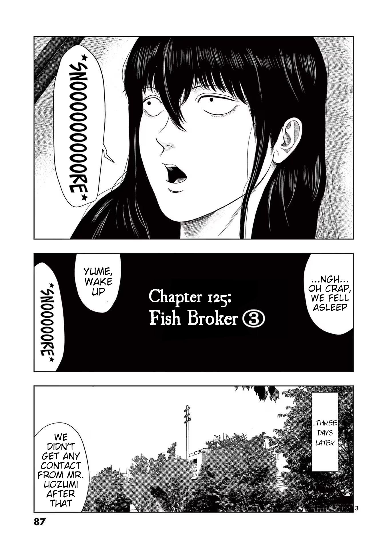 Ura Baito: Toubou Kinshi - Vol.11 Chapter 125: Fish Broker ③