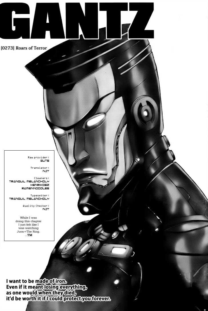 Gantz - Vol.25 Chapter 273 : Roars Of Terror