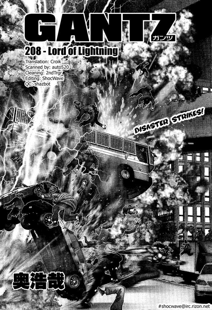 Gantz - Vol.18 Chapter 208 : Lord Of Lightning