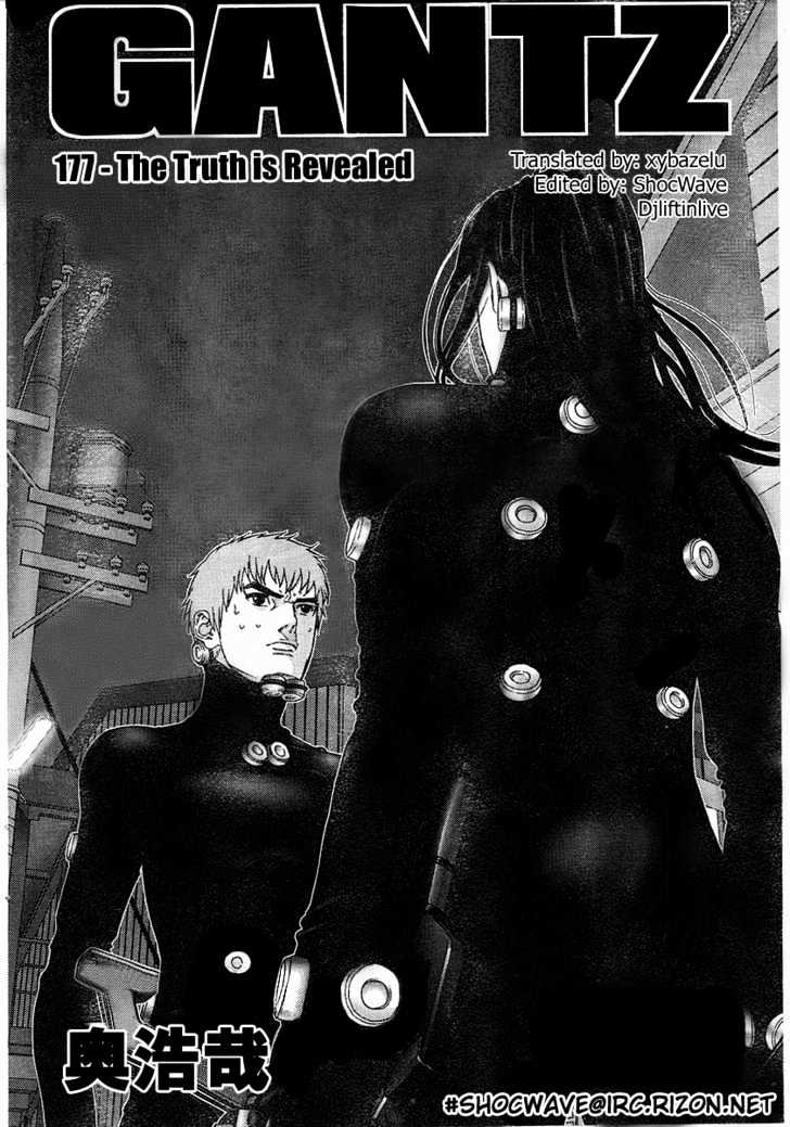 Gantz - Vol.15 Chapter 177 : The Truth Is Revealed