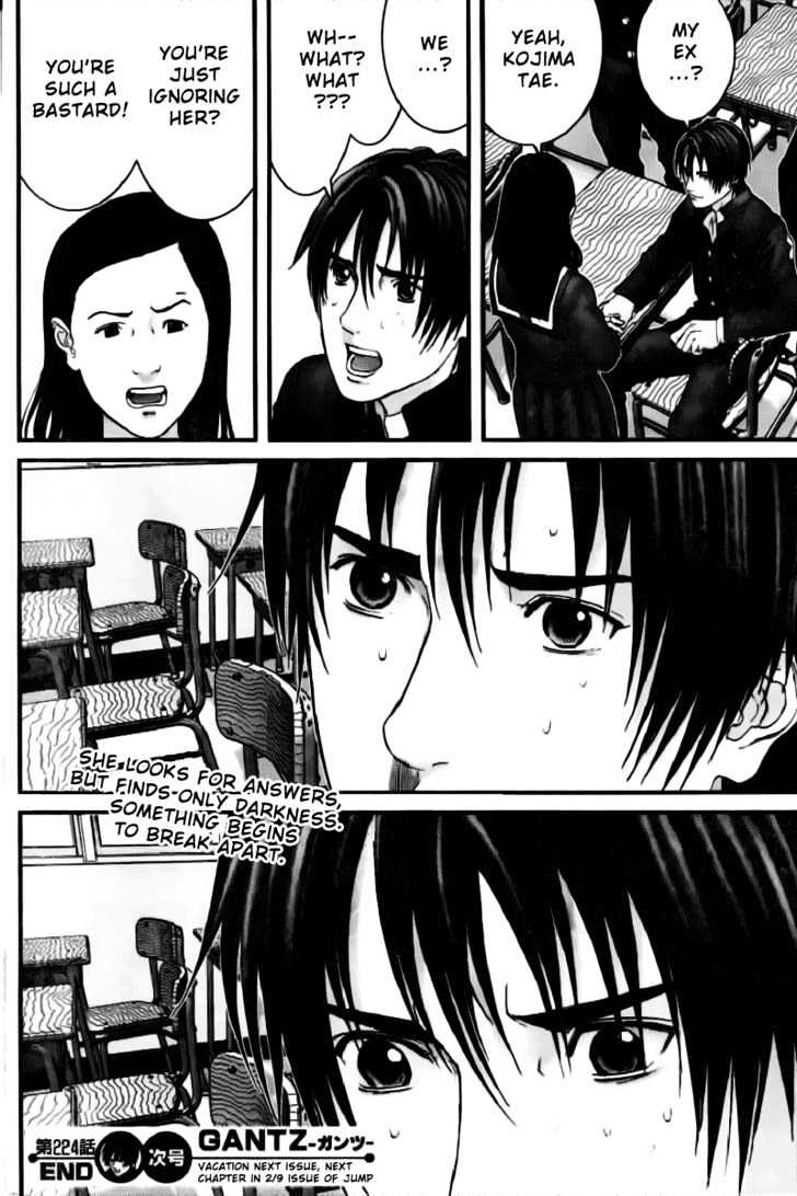 Gantz - Vol.19 Chapter 224 : Lovely Stalker