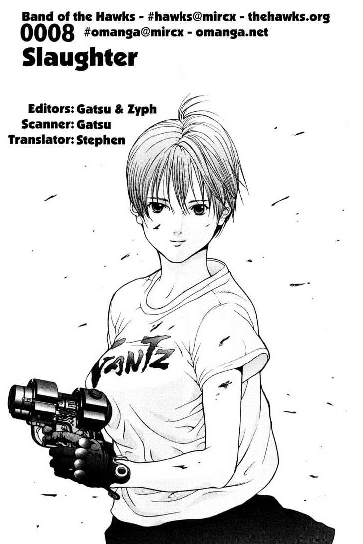 Gantz - Vol.1 Chapter 8 : Slaughter