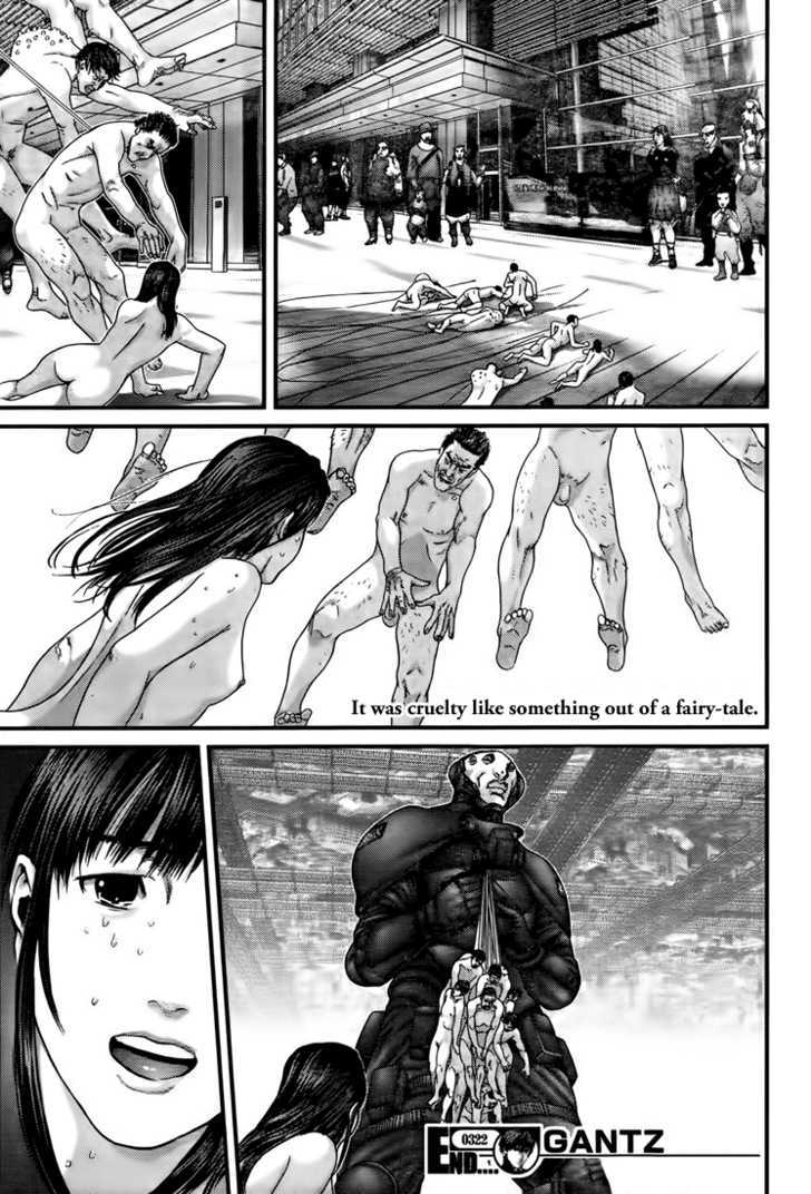 Gantz - Vol.30 Chapter 322 : The Very Bottom Of The Food Chain