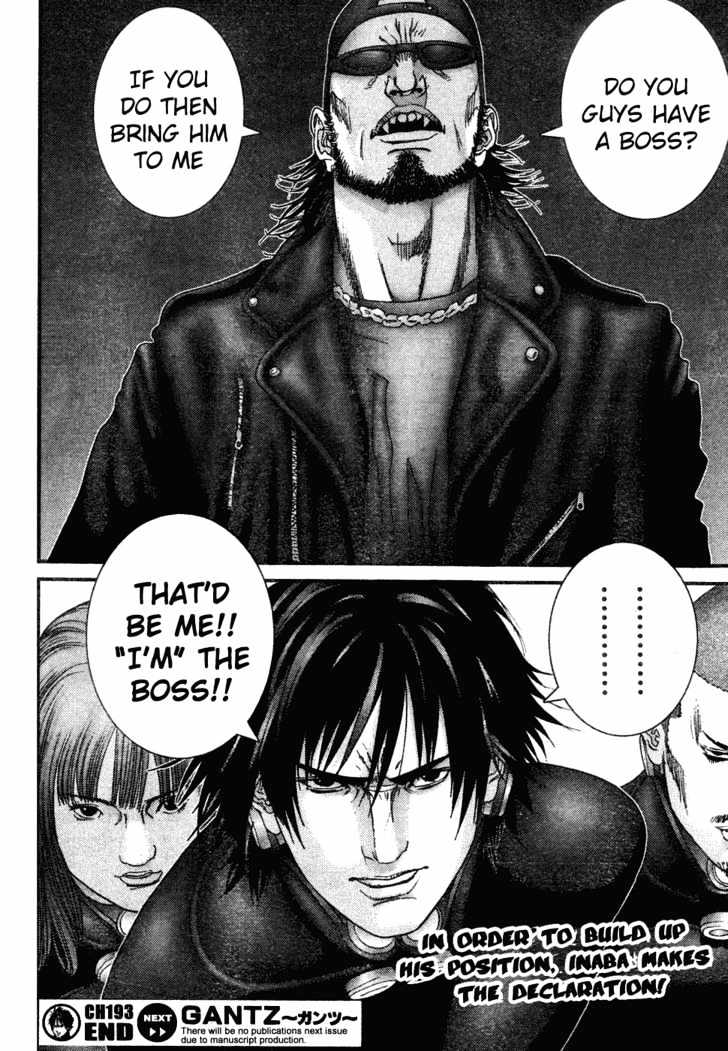 Gantz - Vol.17 Chapter 193 : The Oni Is Outside