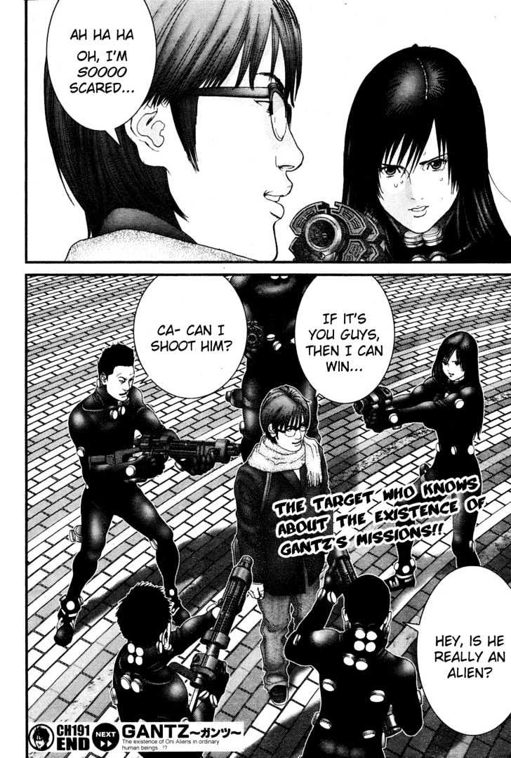 Gantz - Vol.17 Chapter 191 : Common Knowledge