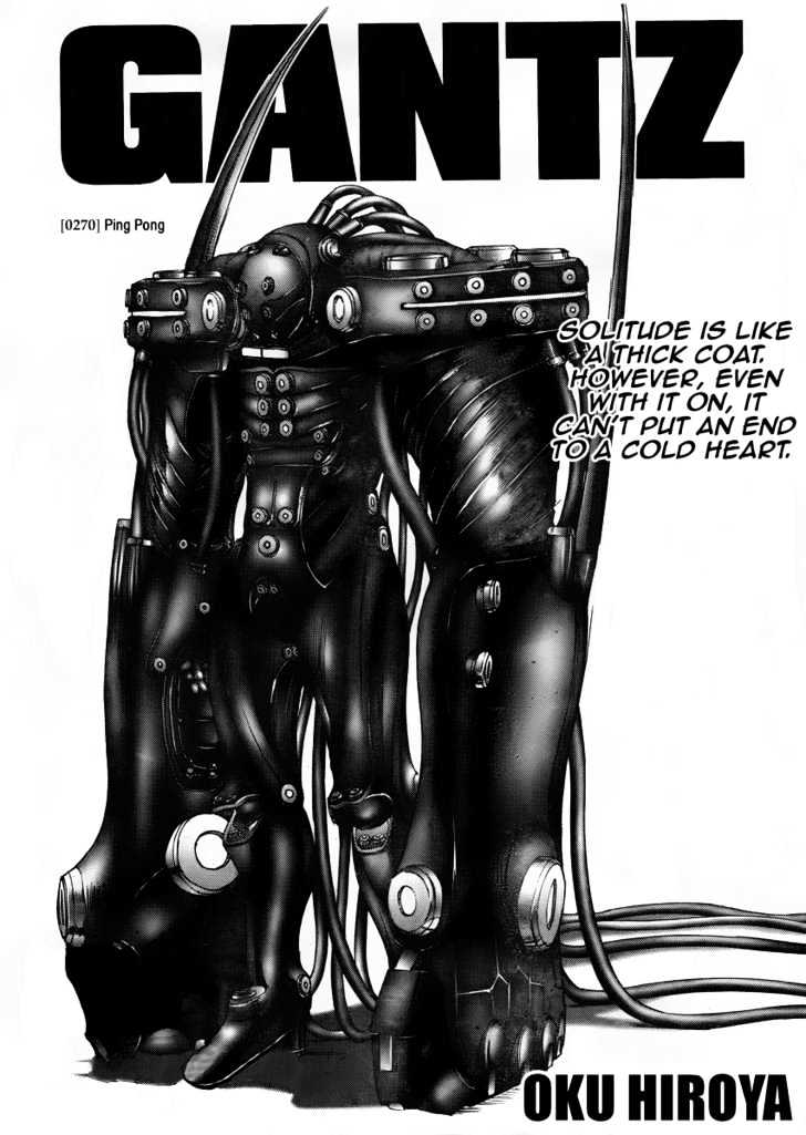 Gantz - Vol.24 Chapter 270 : Ping Pong