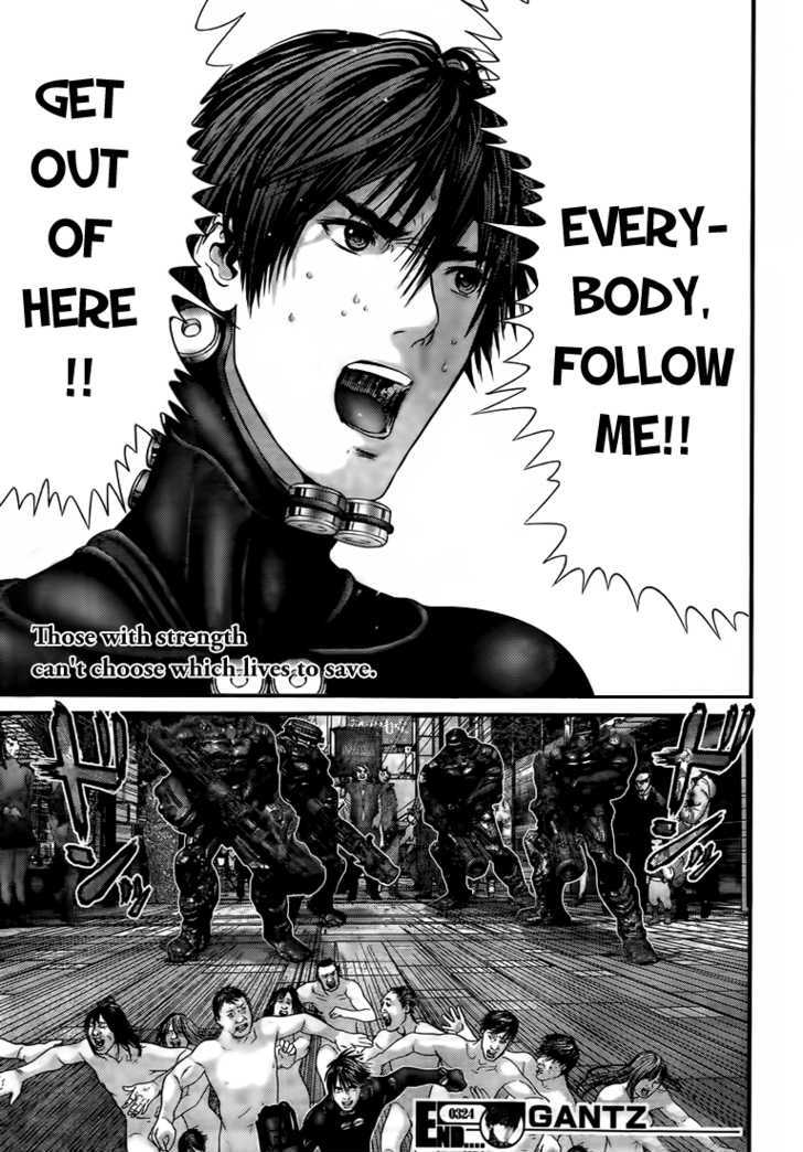 Gantz - Vol.30 Chapter 324 : The Choice Of The Strong