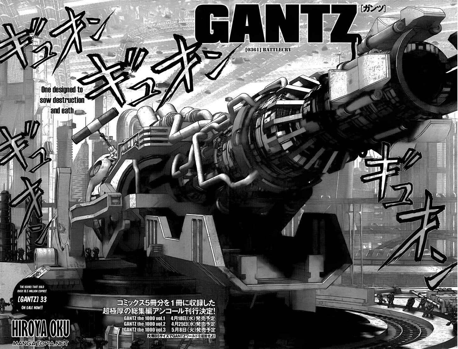 Gantz - Vol.35 Chapter 361 : Battlecry.