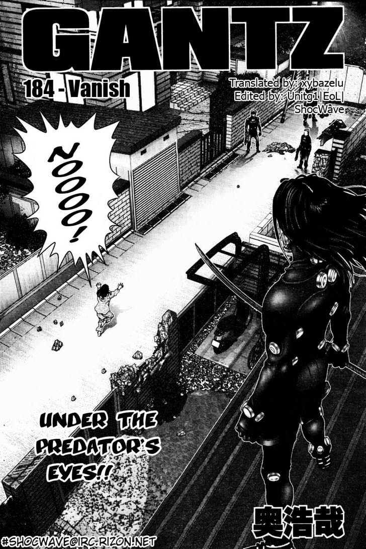 Gantz - Vol.16 Chapter 184 : Vanish