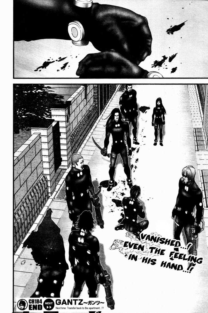 Gantz - Vol.16 Chapter 184 : Vanish