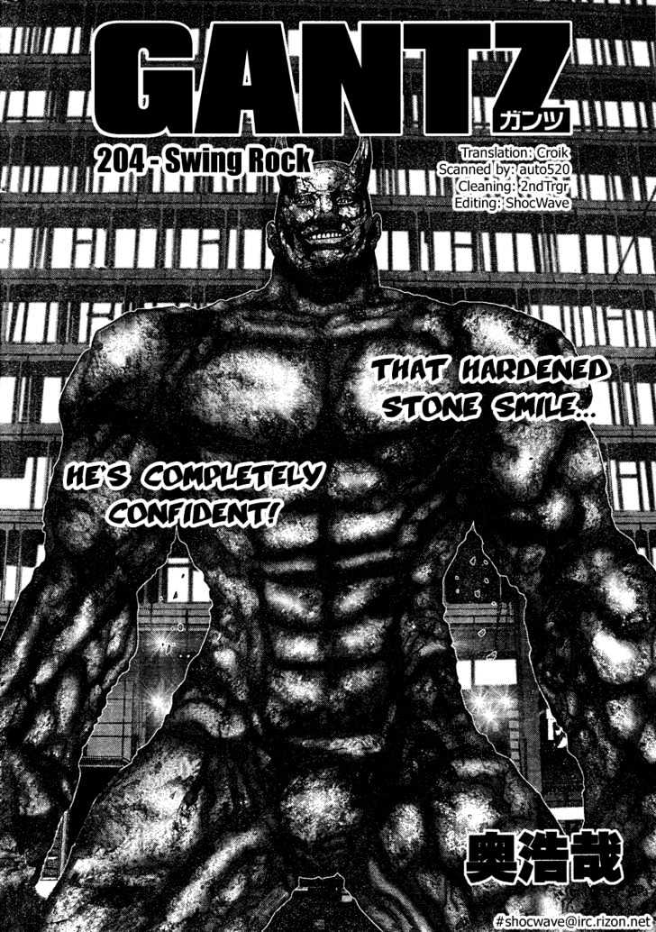 Gantz - Vol.18 Chapter 204 : Swing Rock