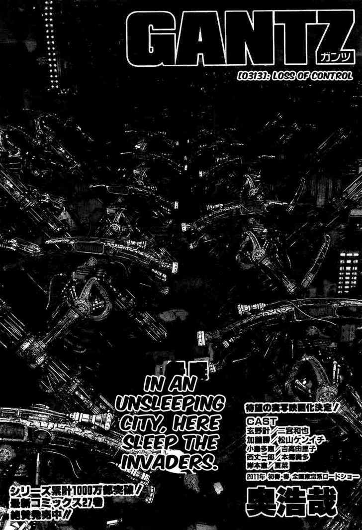 Gantz - Vol.29 Chapter 313 : Loss Of Control