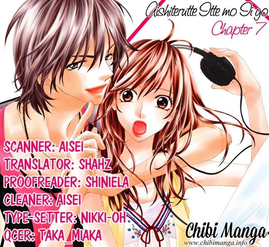 Aishiteru Tte Itte Mo Ii Yo - Vol.2 Chapter 7