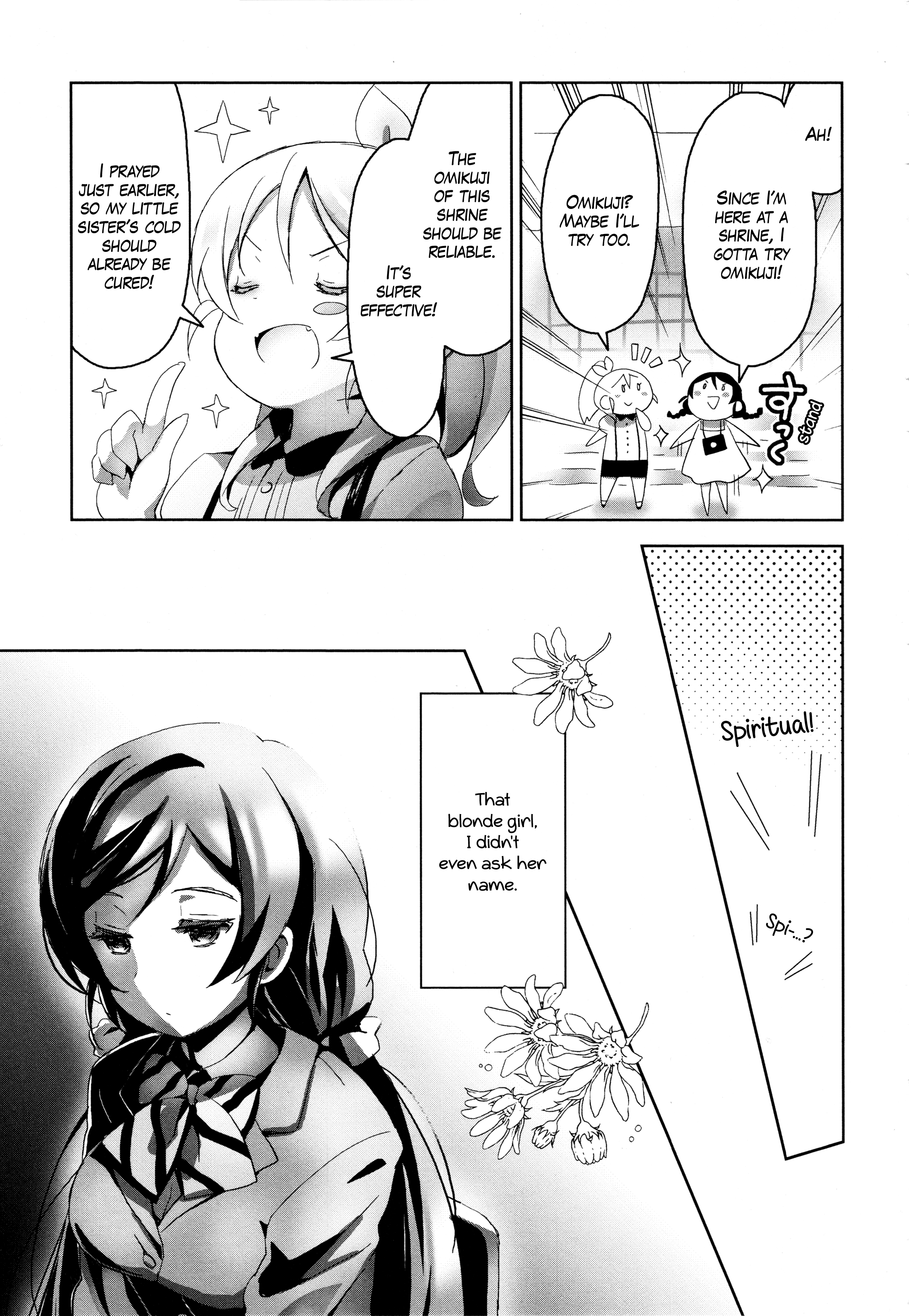 Love Live! Comic Anthology Μ's Sweet Memories - Vol.1 Chapter 8: The Person You Seek Shall Arrive